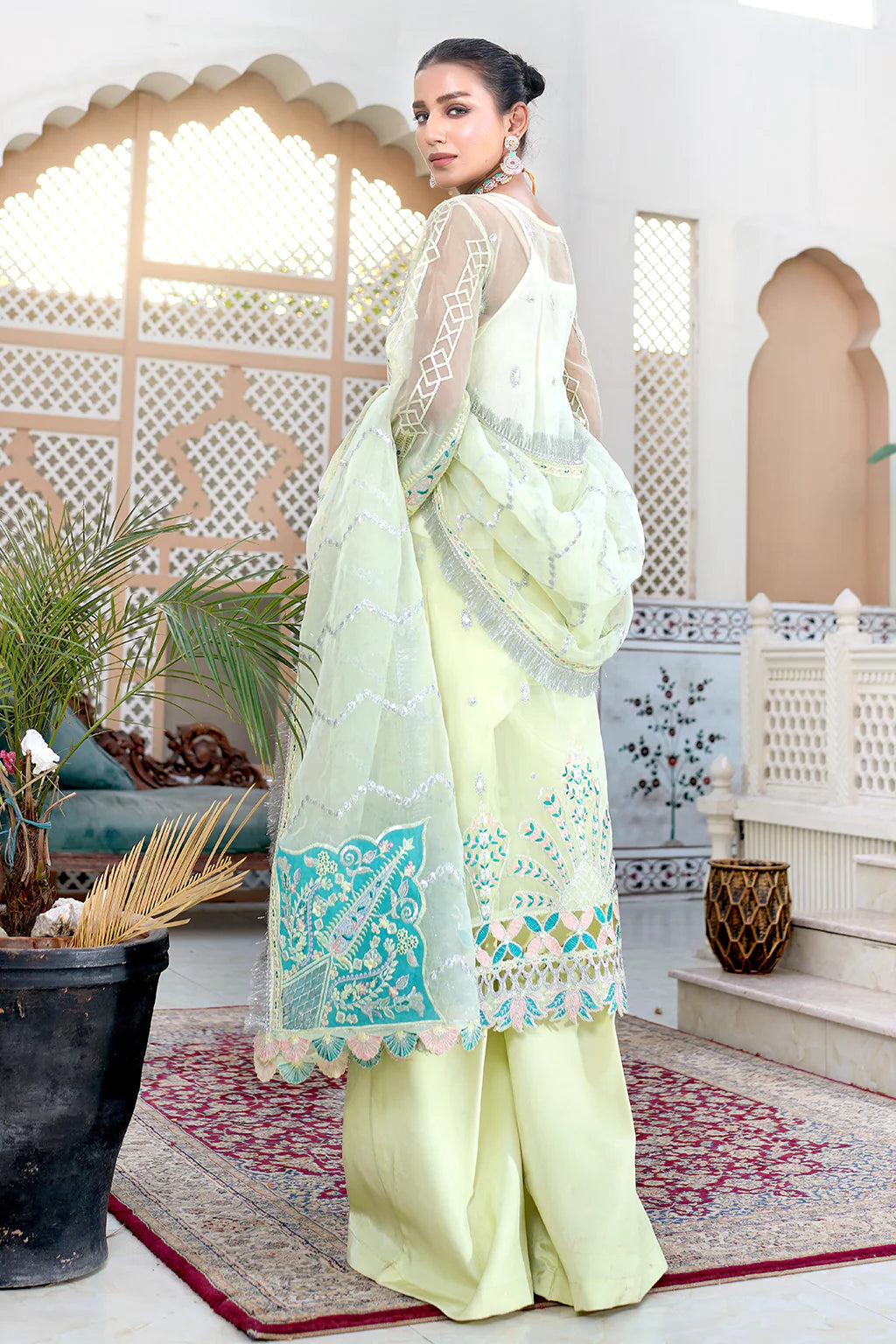 Lemilsa By Maryam's Chiffon Embroidered Collection