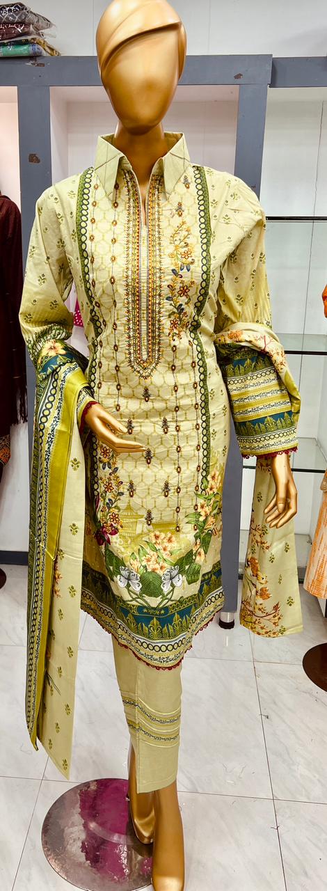 Pakistani Embroidered Lawn ready to ship