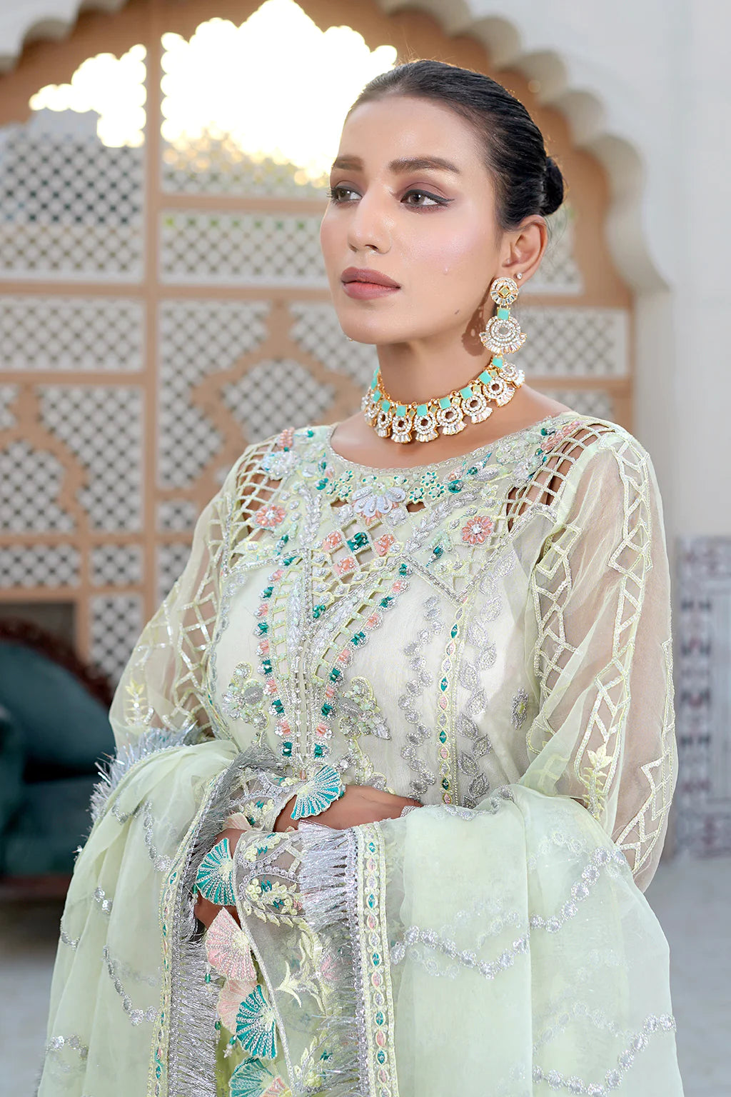 Lemilsa By Maryam's Chiffon Embroidered Collection