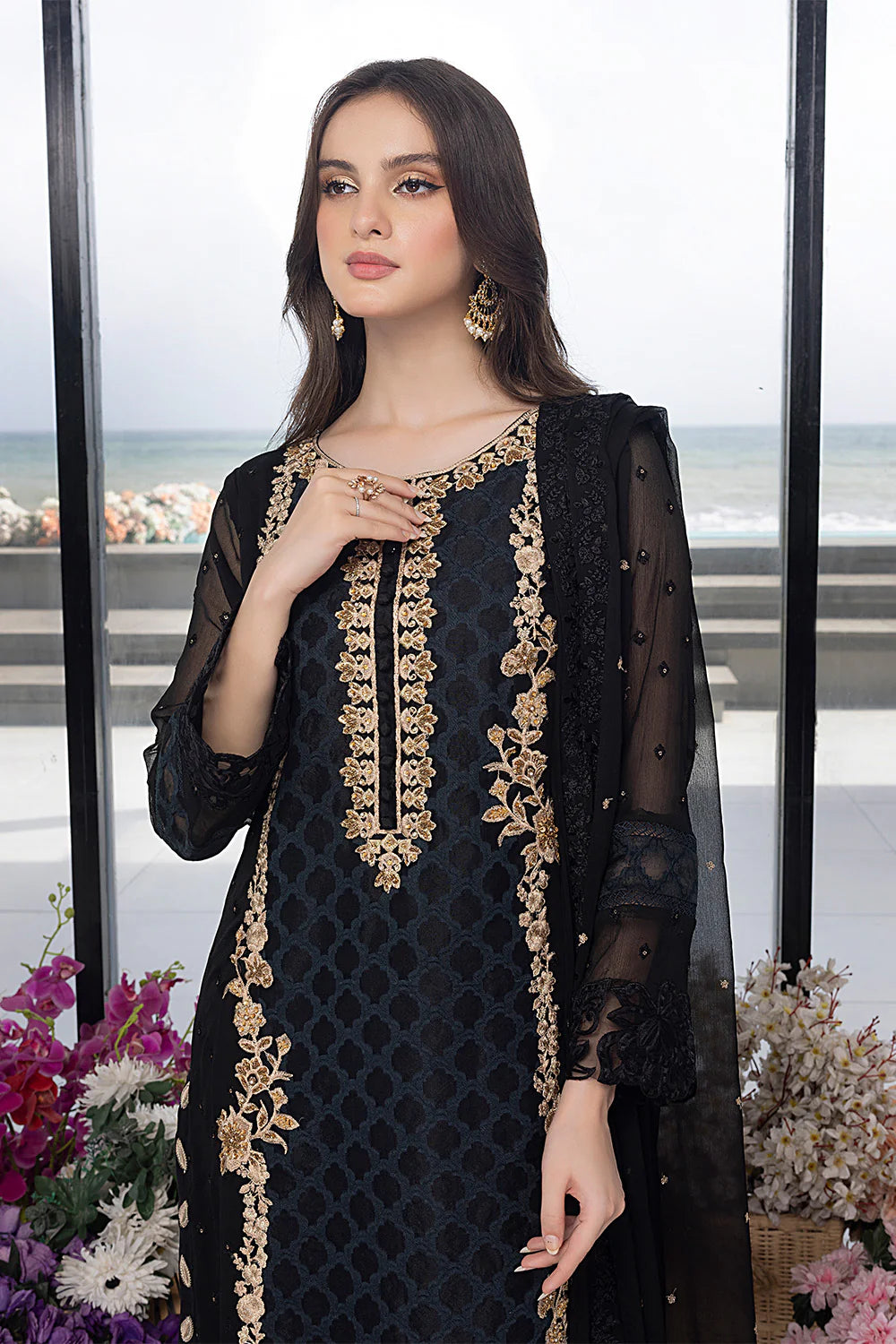 Azure Luxury Embroidered Collection