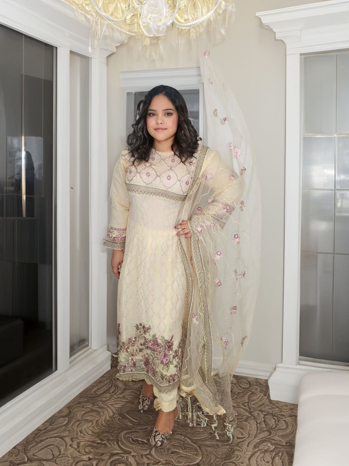 Pakistani Embroidered Party wear Ready To Ship