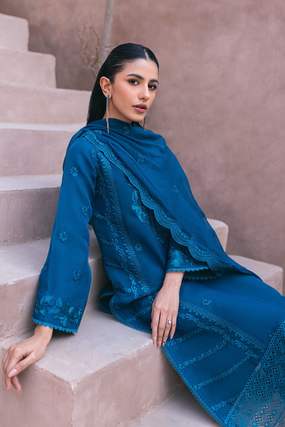 Azure Luxury Embroidered Collection