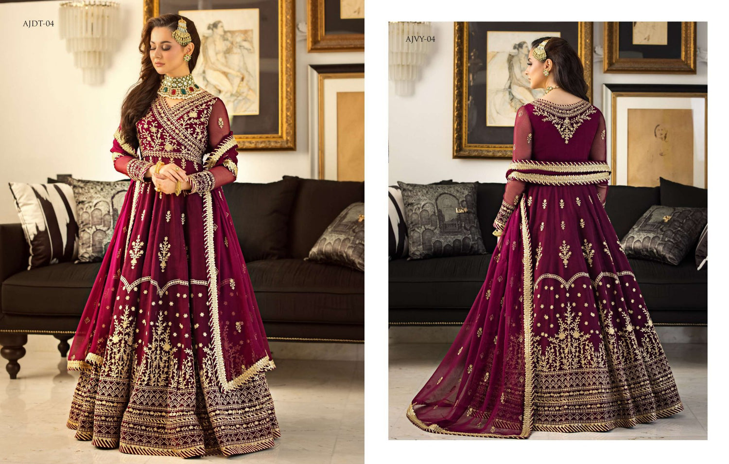 Aaj Vasl E Yaar By Asim Jofa Luxury Chiffon Collection
