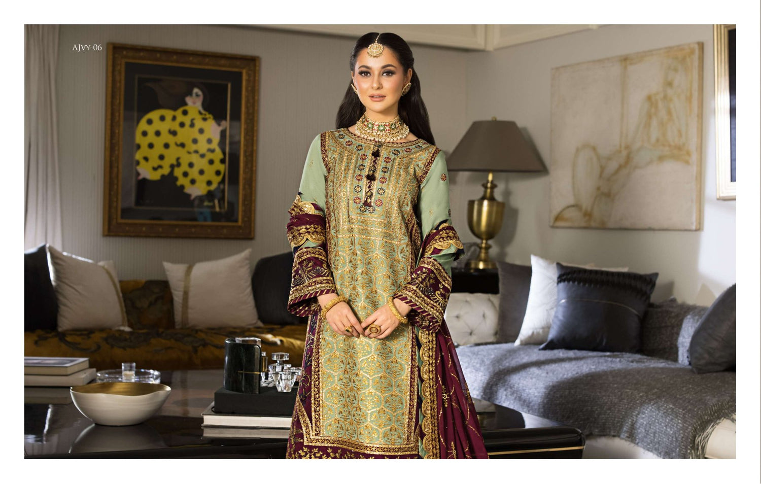 Aaj Vasl E Yaar By Asim Jofa Luxury Chiffon Collection