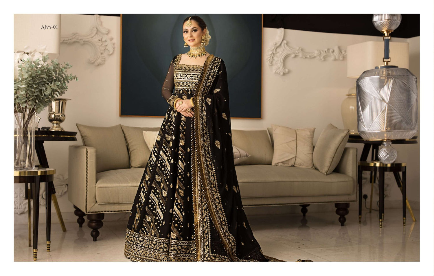 Aaj Vasl E Yaar By Asim Jofa Luxury Chiffon Collection