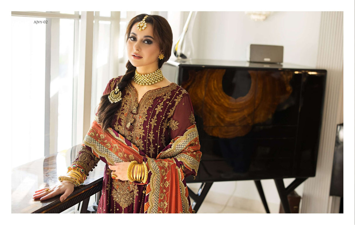 Aaj Vasl E Yaar By Asim Jofa Luxury Chiffon Collection