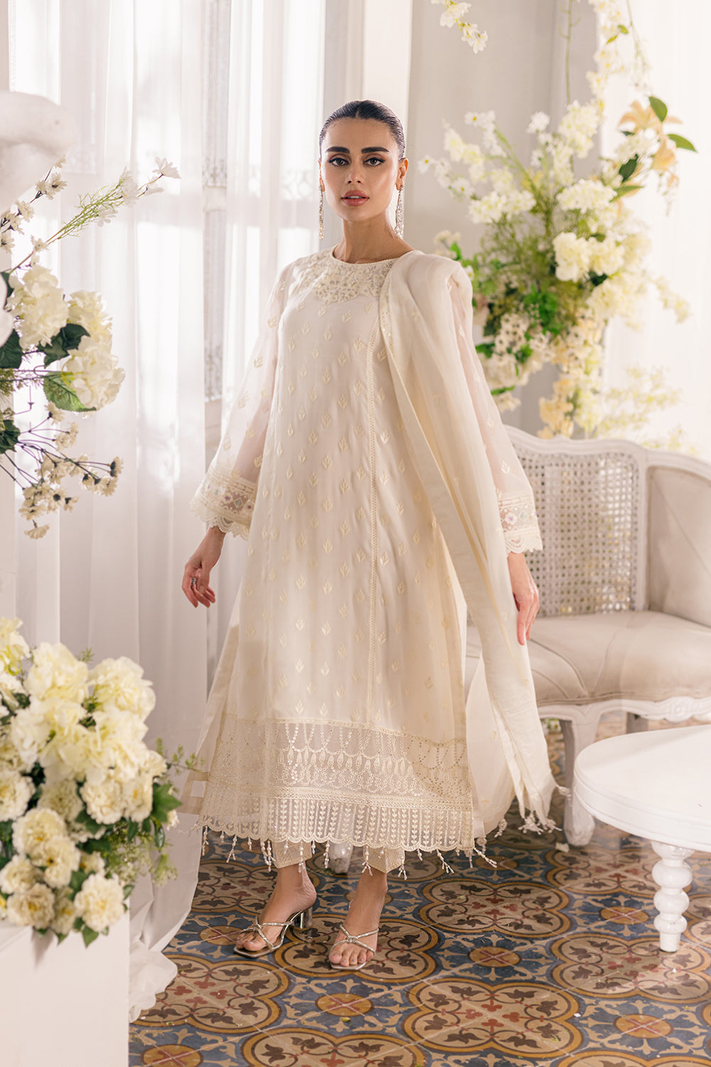 Azure Luxury Embroidered Collection