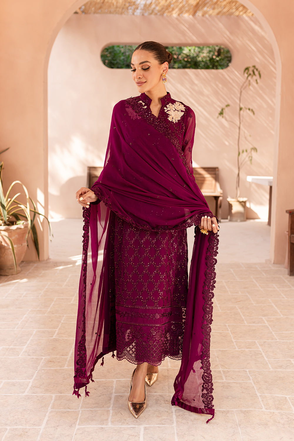 Azure Luxury Embroidered Collection