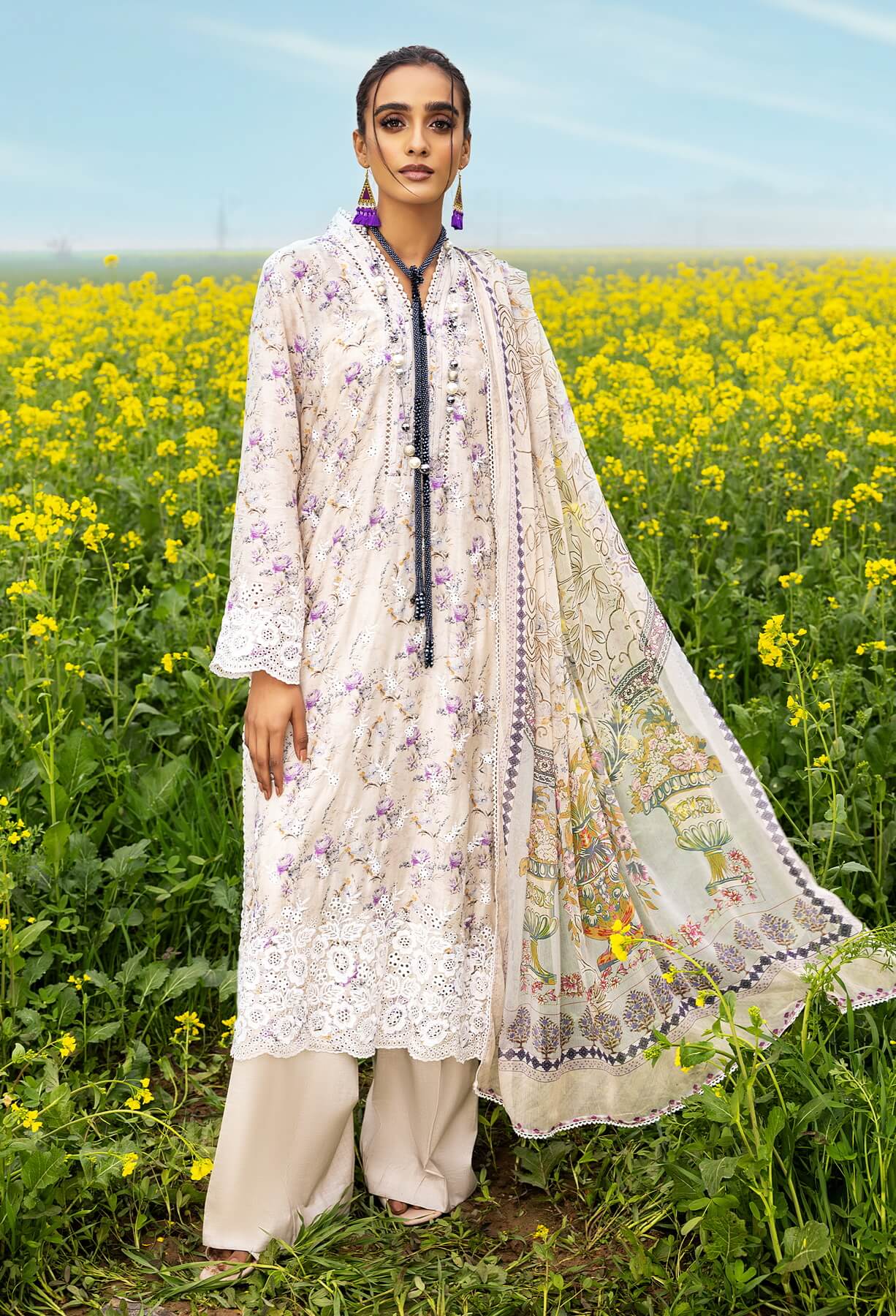 Adan's Libas Sarson Embroidered Lawn Collection