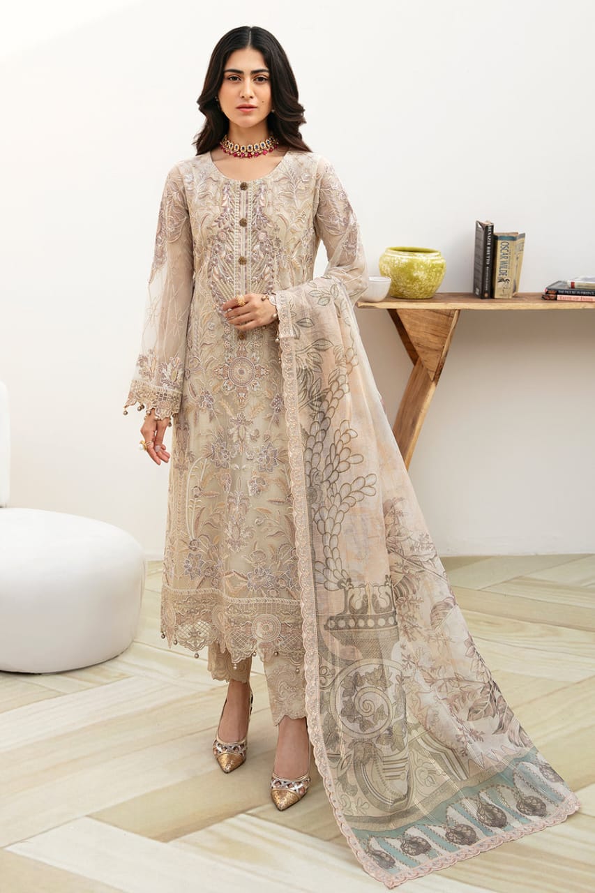 Chevron By Ramsha Chiffon Collection