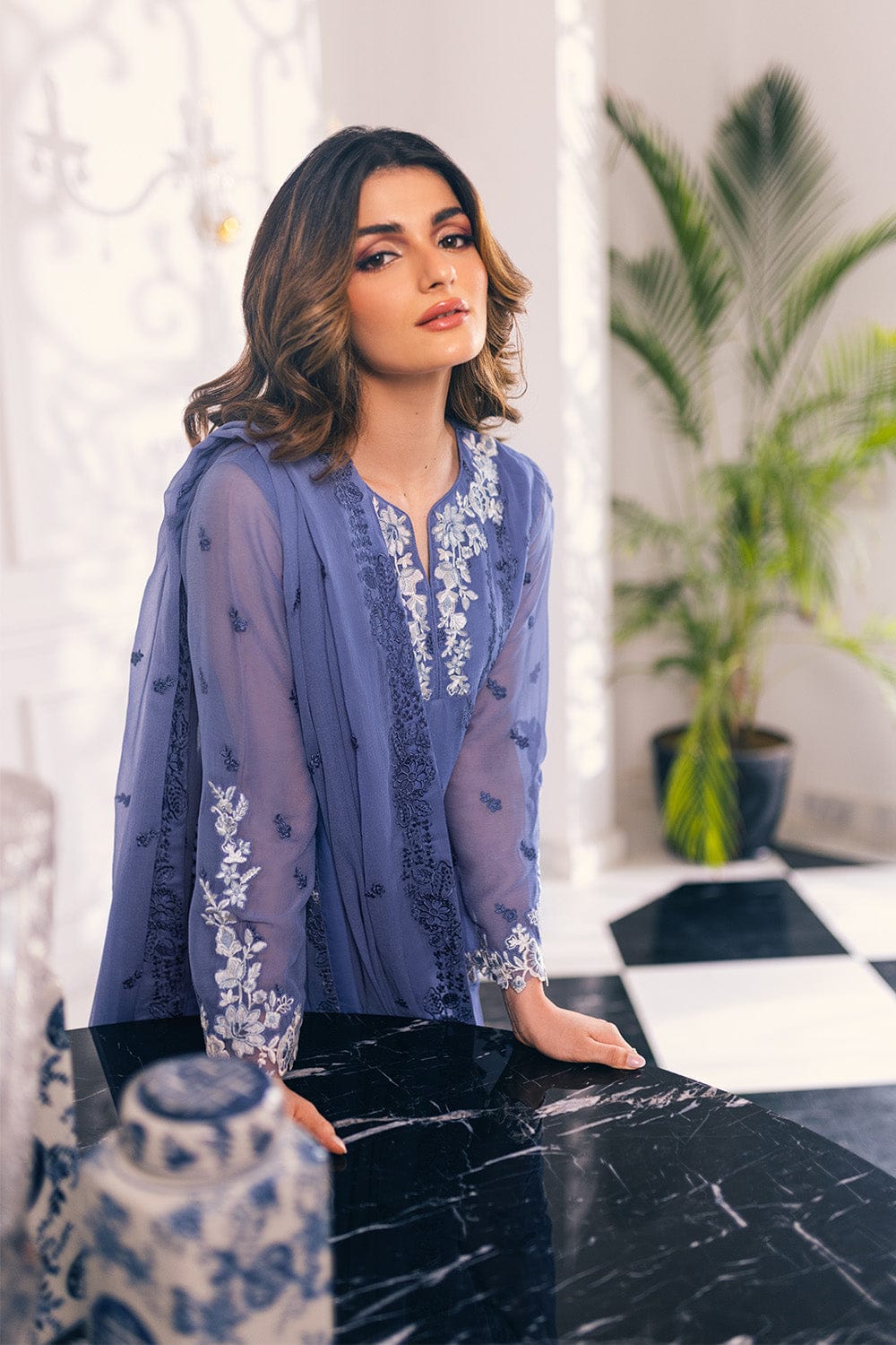 Azure Luxury Embroidered Collection