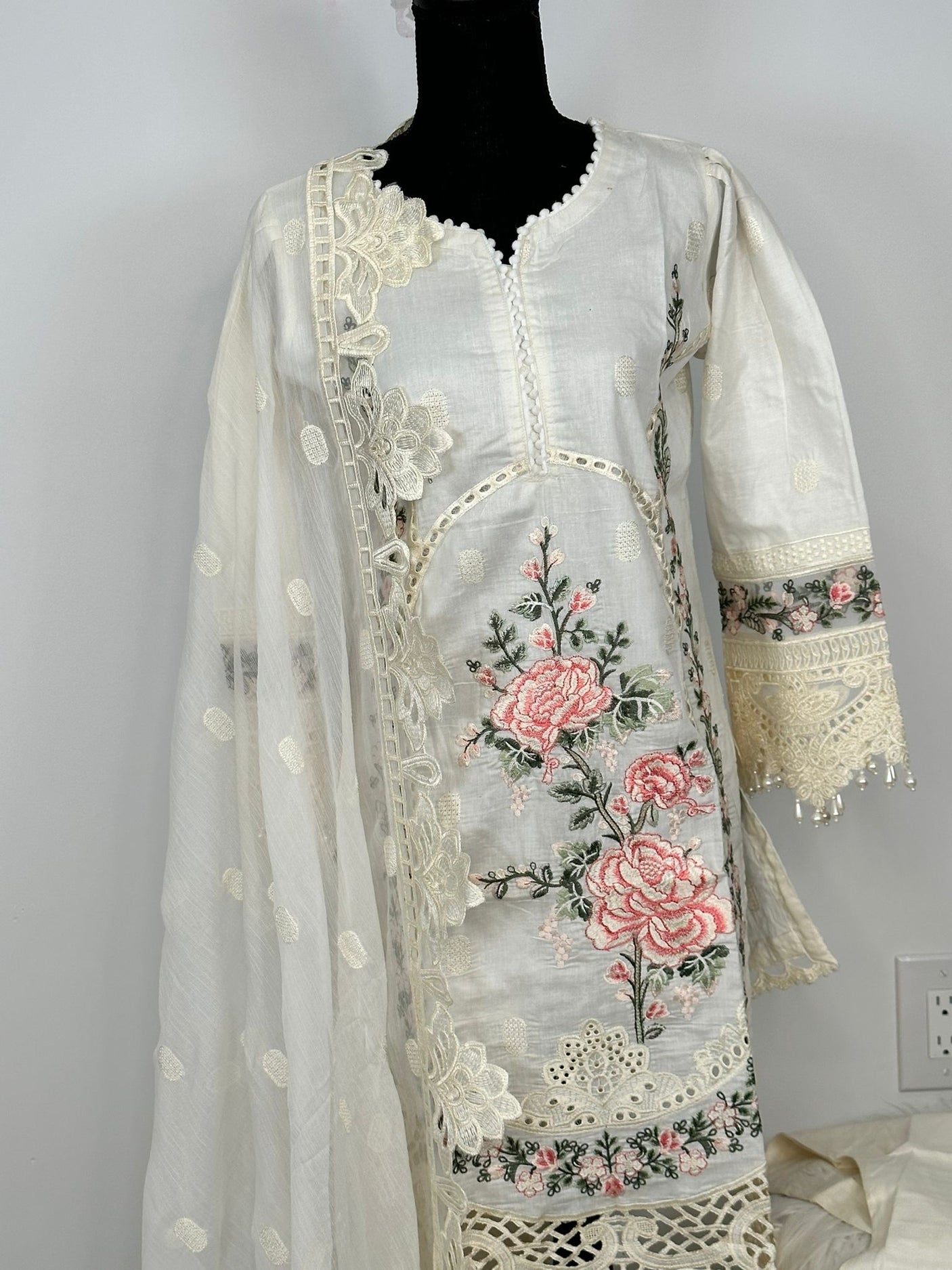 Pakistani Embroidered Luxury Lawn ready to ship