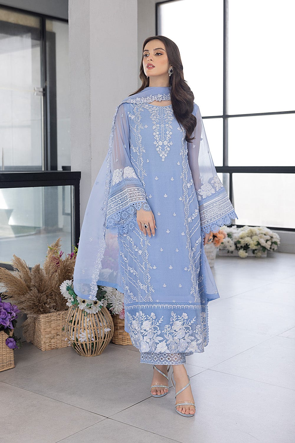 Azure Luxury Embroidered Collection