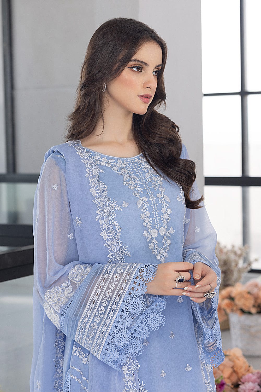 Azure Luxury Embroidered Collection
