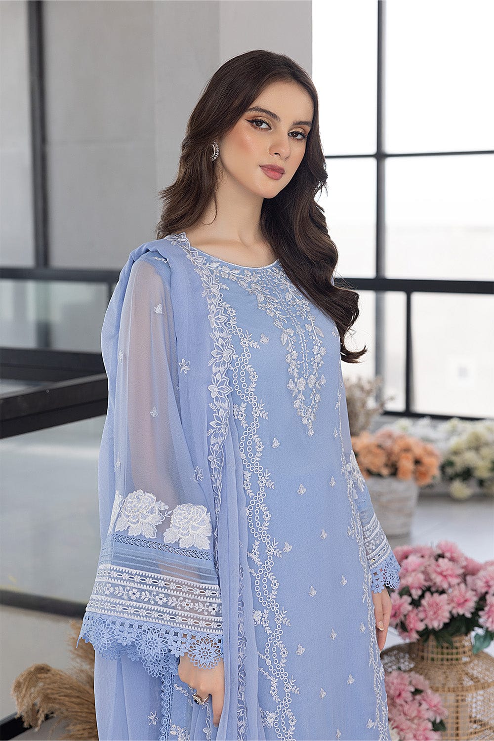 Azure Luxury Embroidered Collection