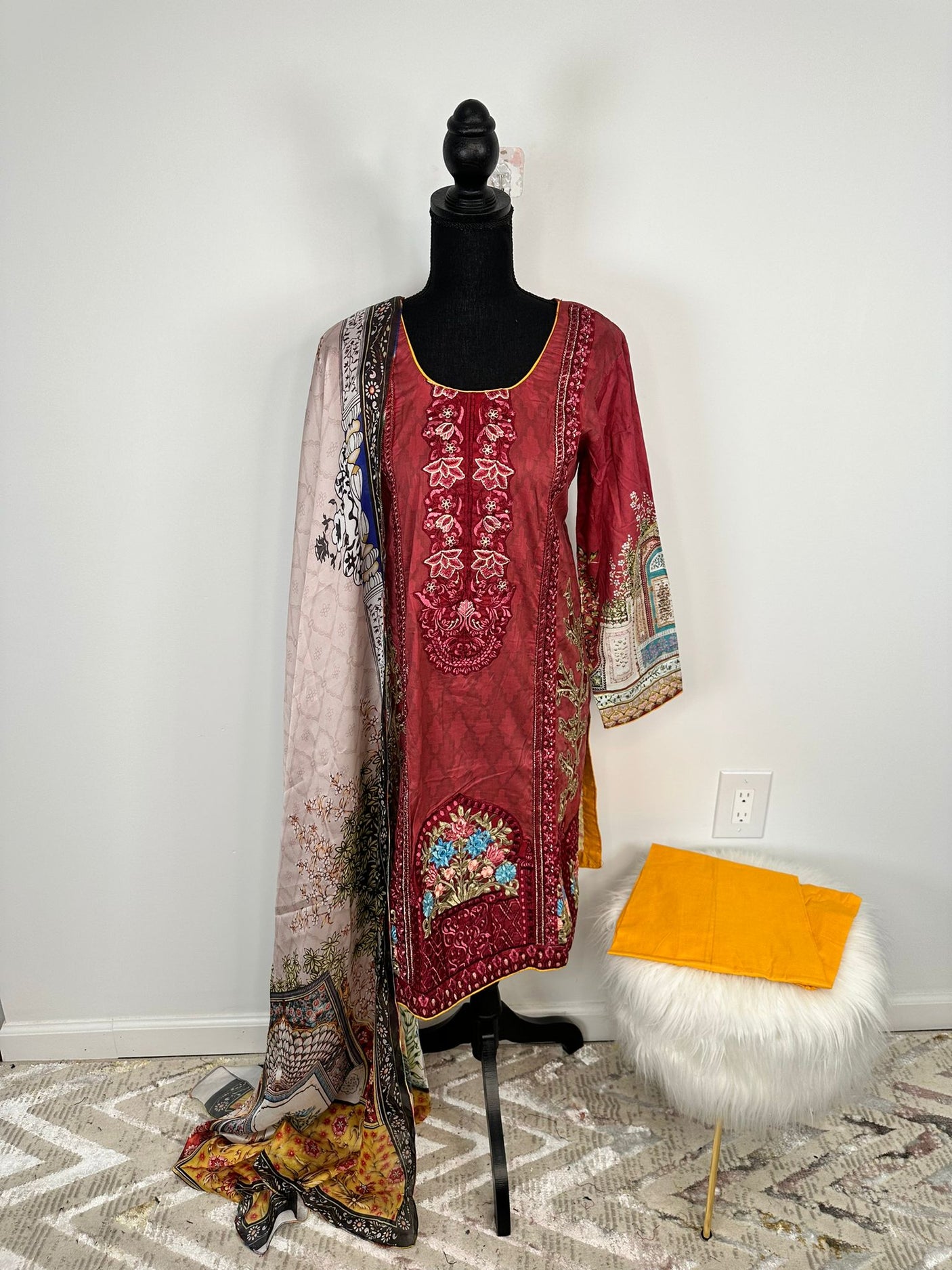 Pakistani Embroidered Lawn ready to ship