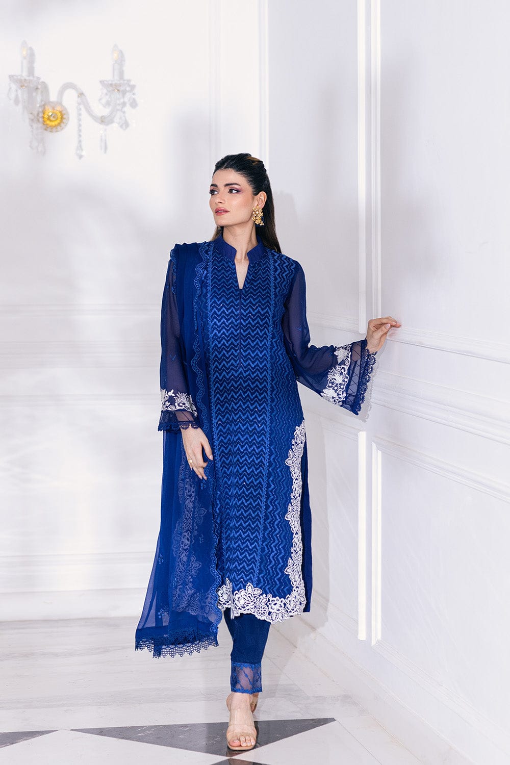 Azure Luxury Embroidered Collection