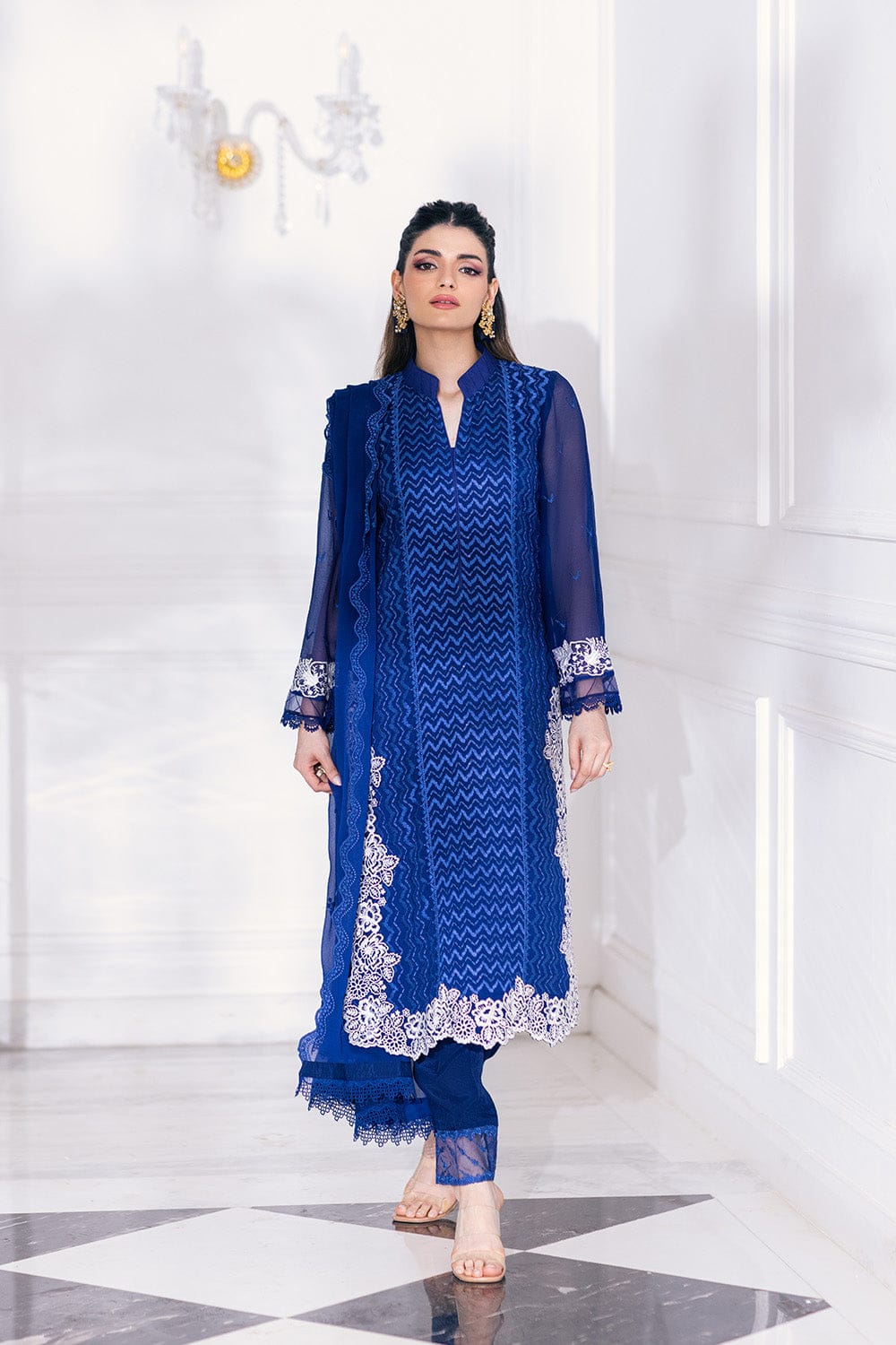 Azure Luxury Embroidered Collection
