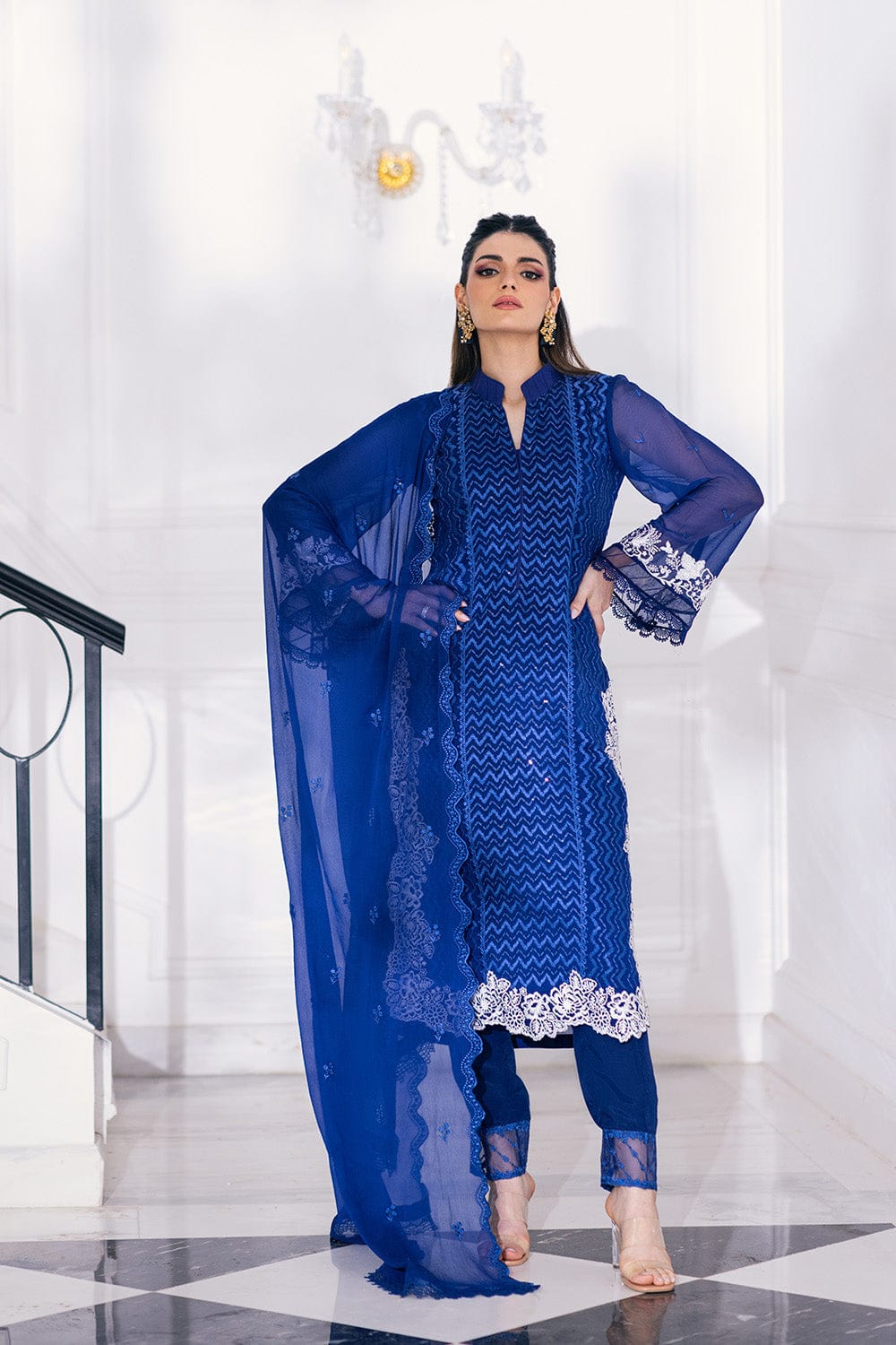 Azure Luxury Embroidered Collection