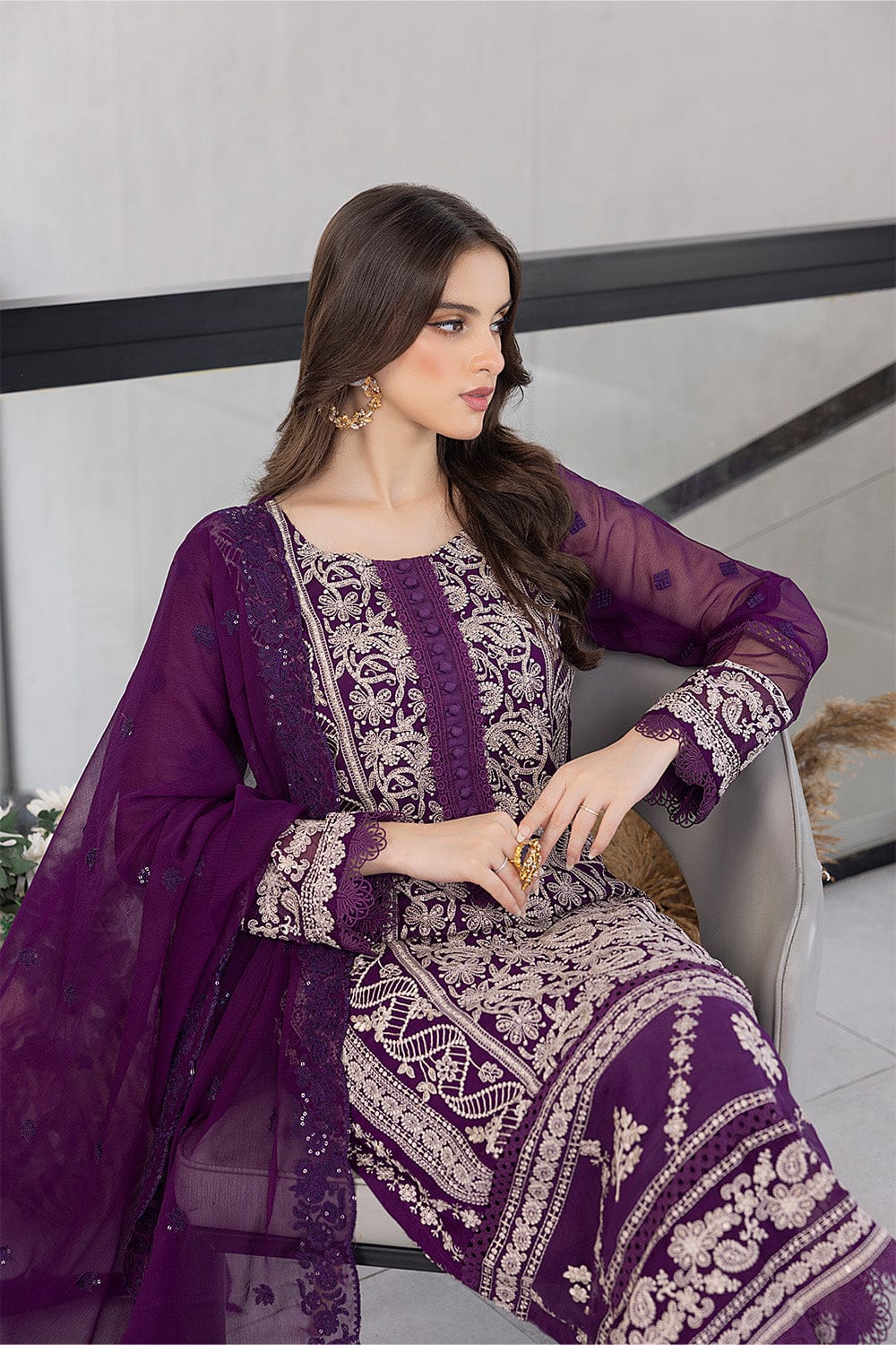 Azure Luxury Embroidered Collection