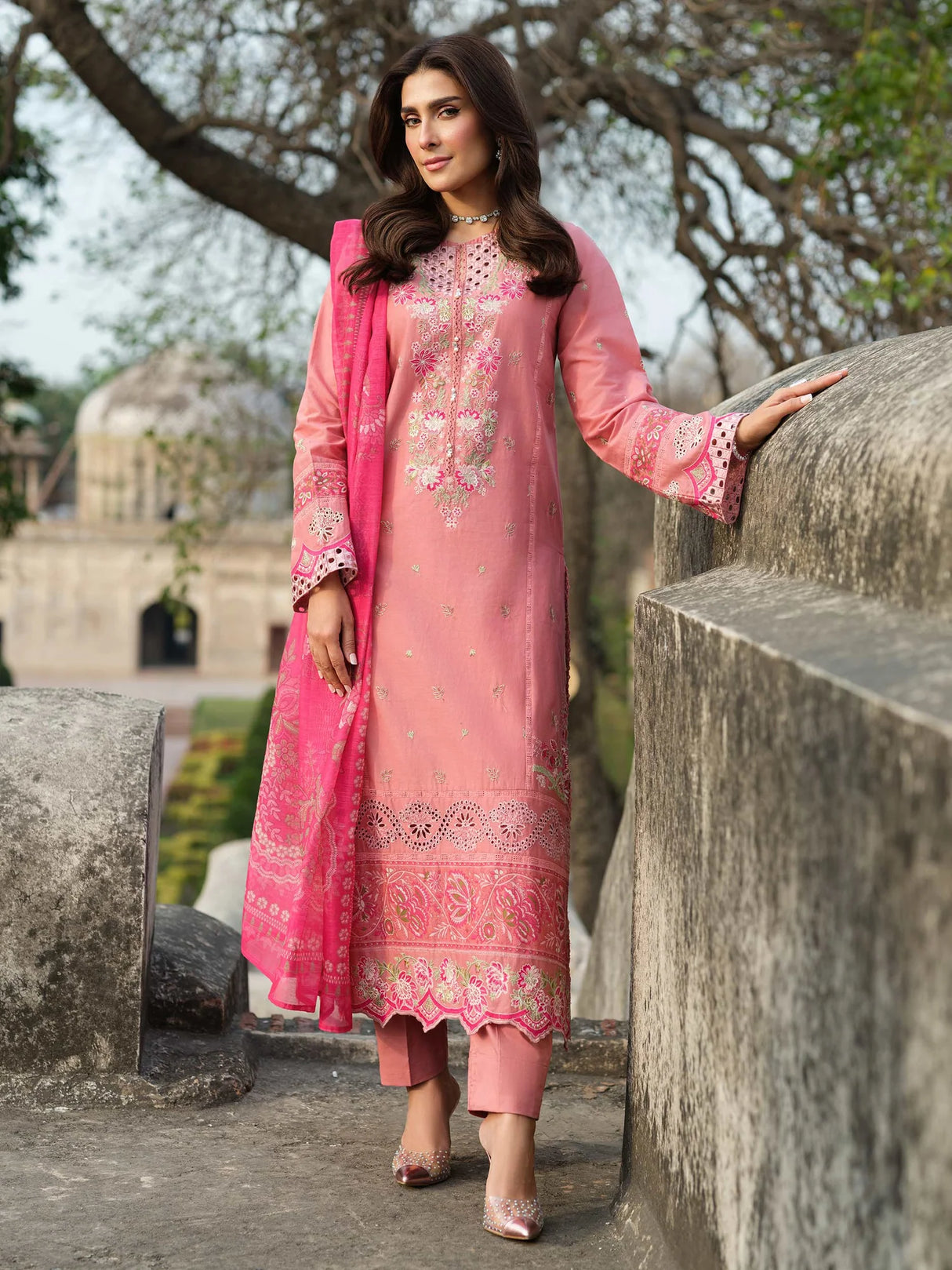 LimeLight 3 Piece Lawn Embroidered Suit