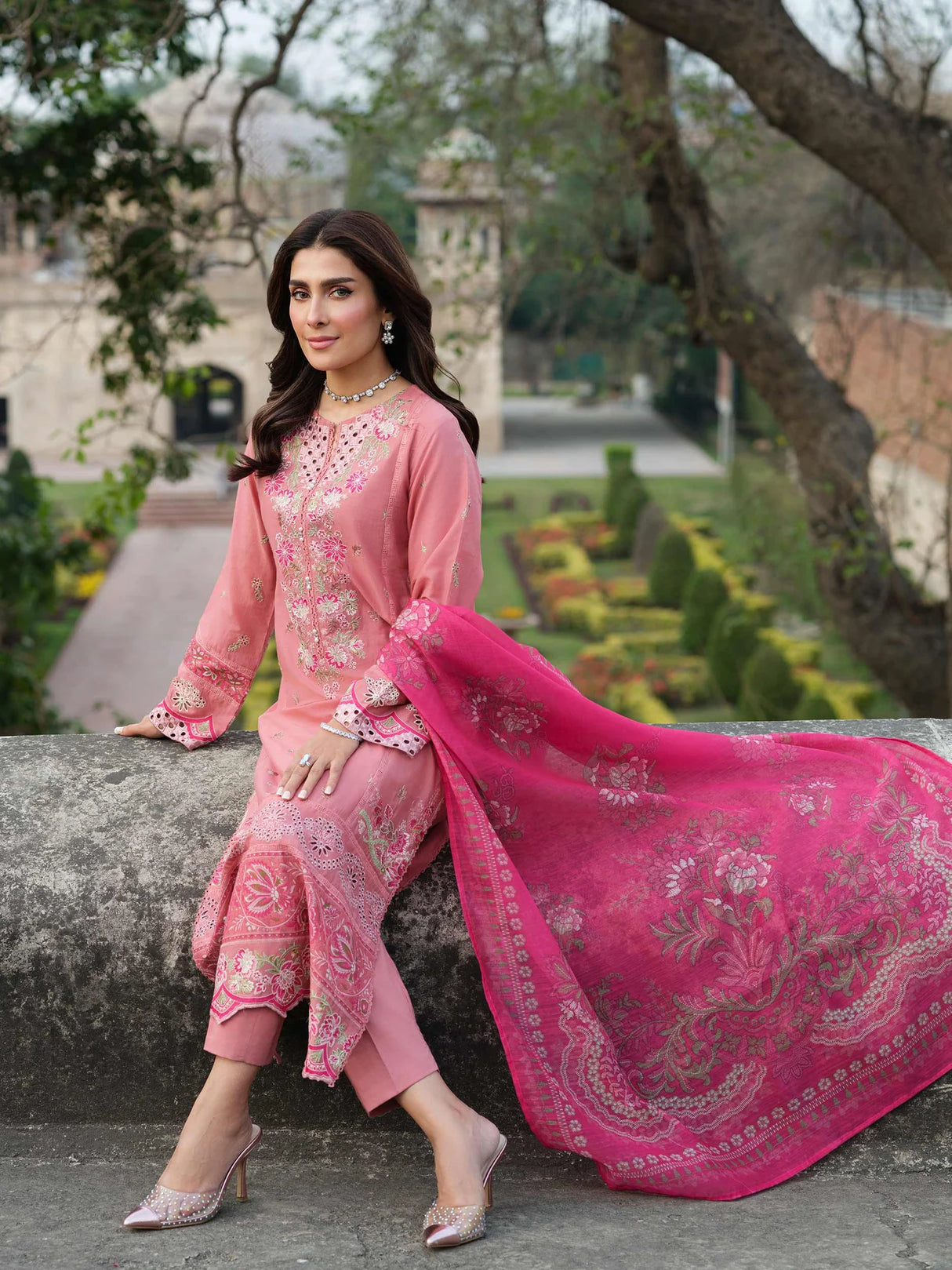 LimeLight 3 Piece Lawn Embroidered Suit