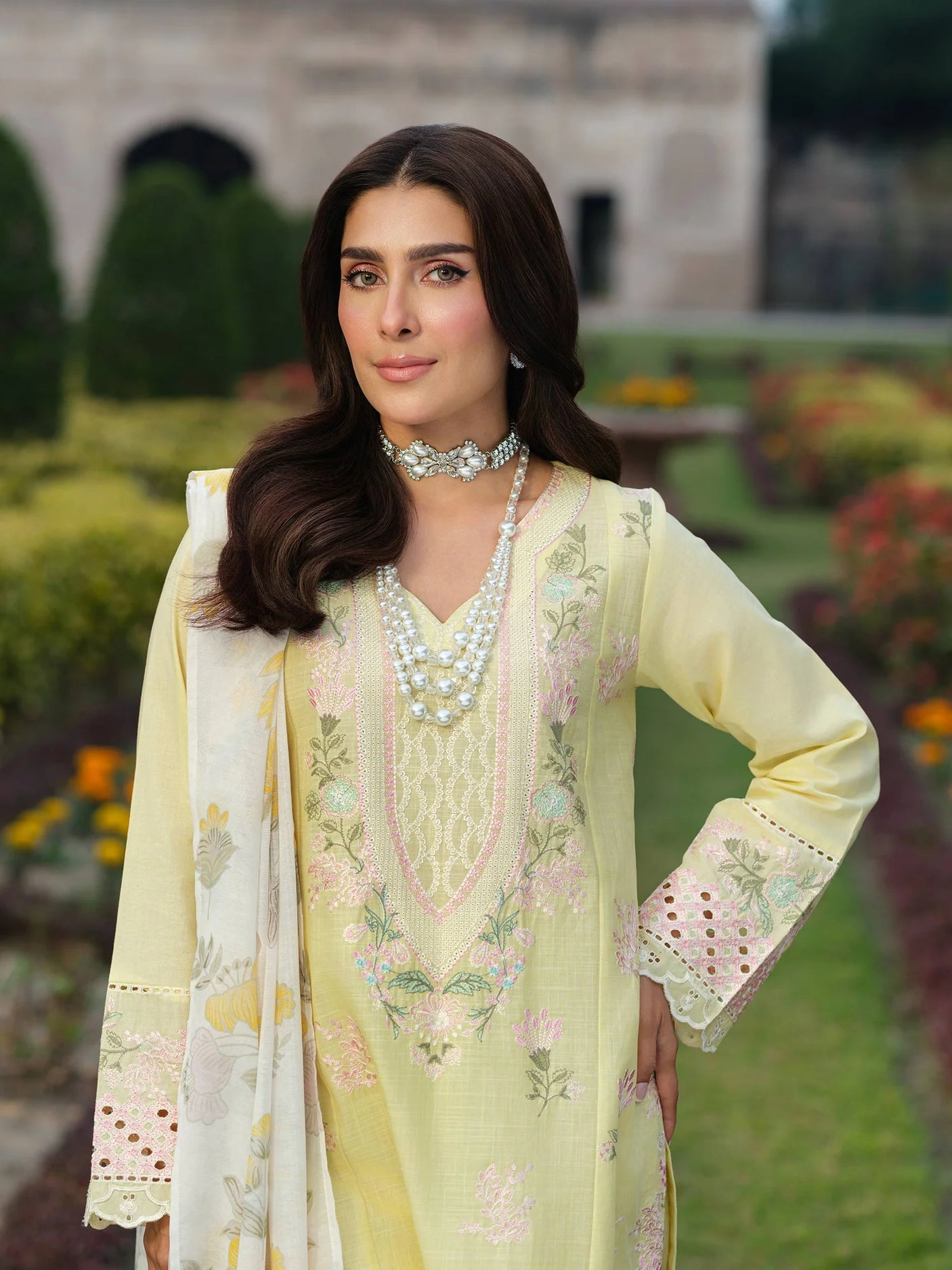 LimeLight 3 Piece Lawn Embroidered Suit