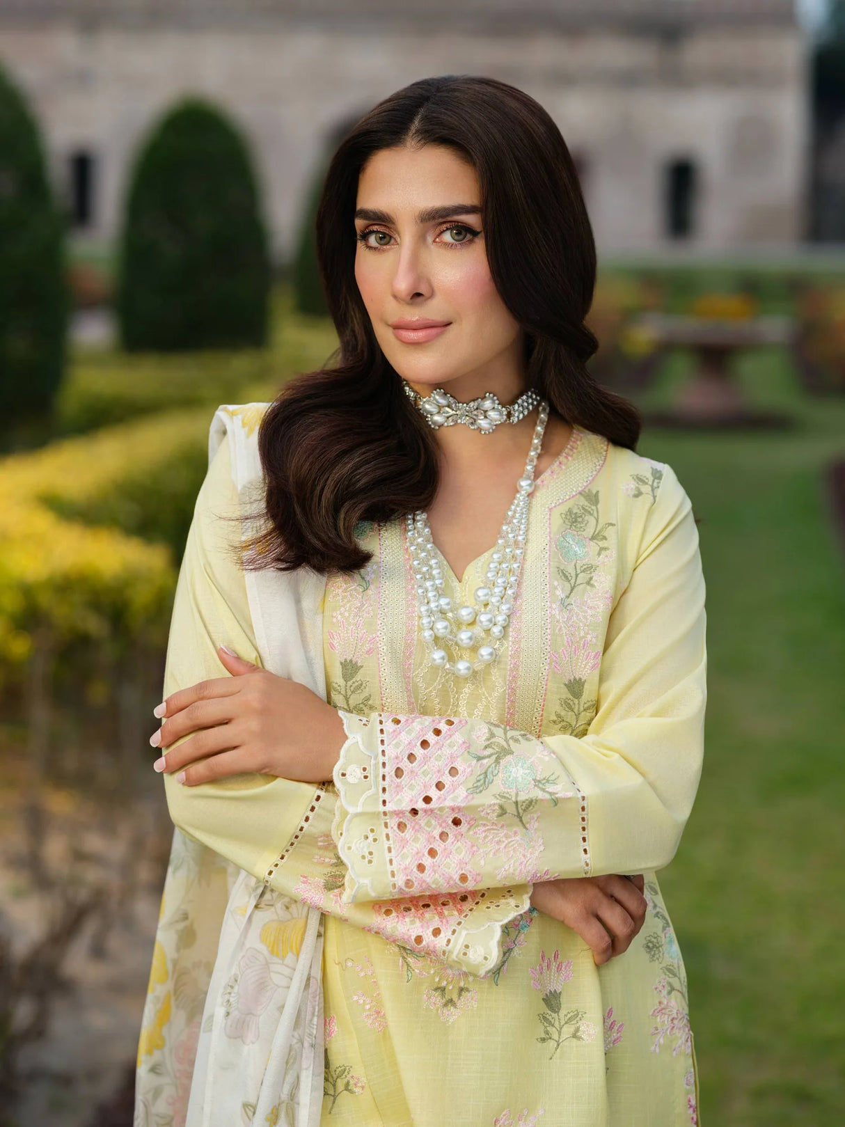 LimeLight 3 Piece Lawn Embroidered Suit
