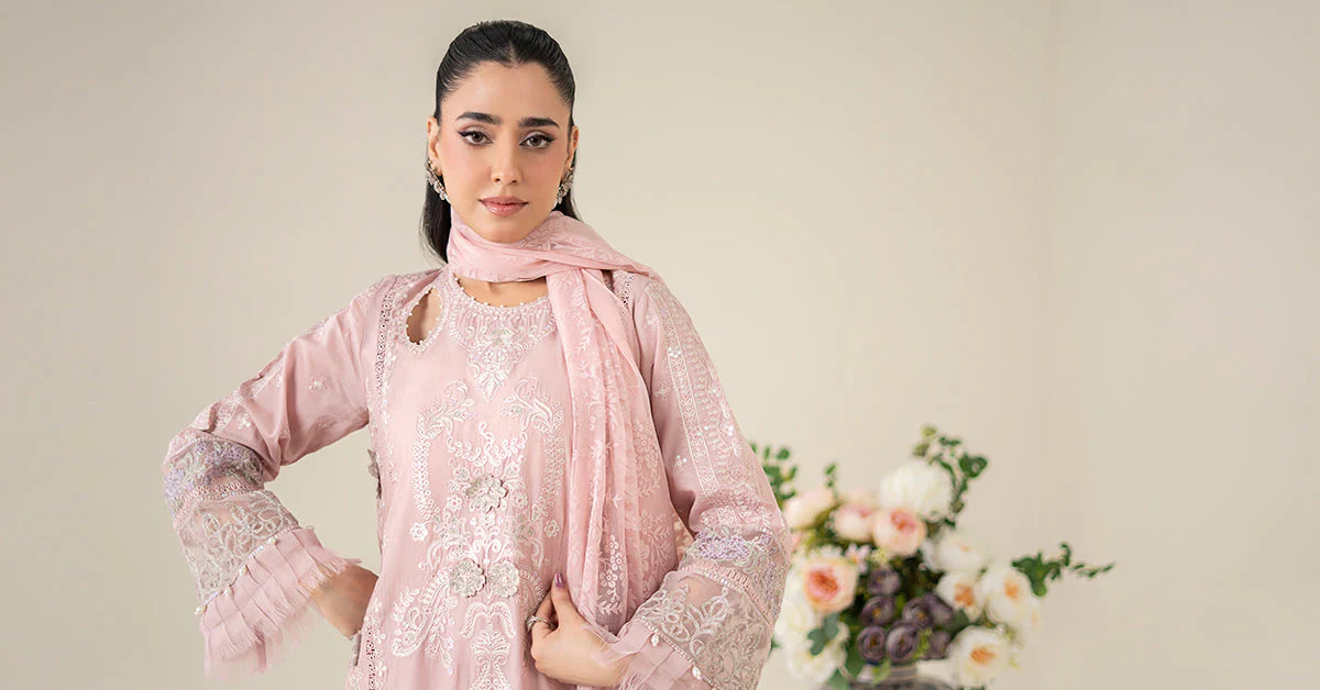 Maria. B. Embroidered Lawn Suit