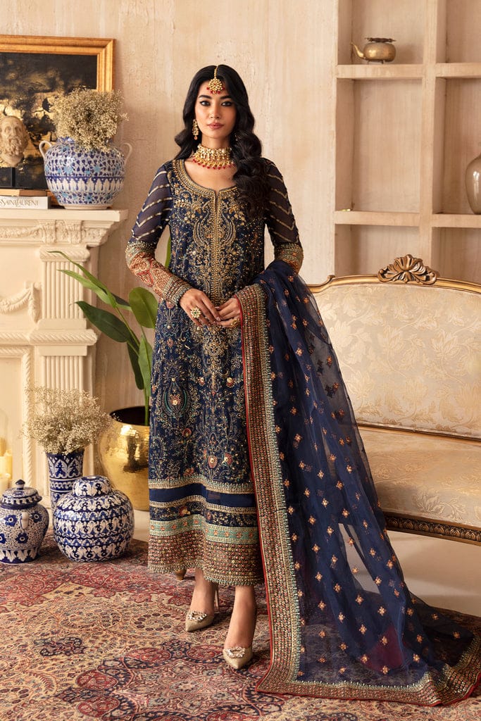Dastan-E-Jashan by Charizma Embroidered Chiffon Suit Unstitched 3 Piece CR25DJ DJ5-03 - Formals Collection