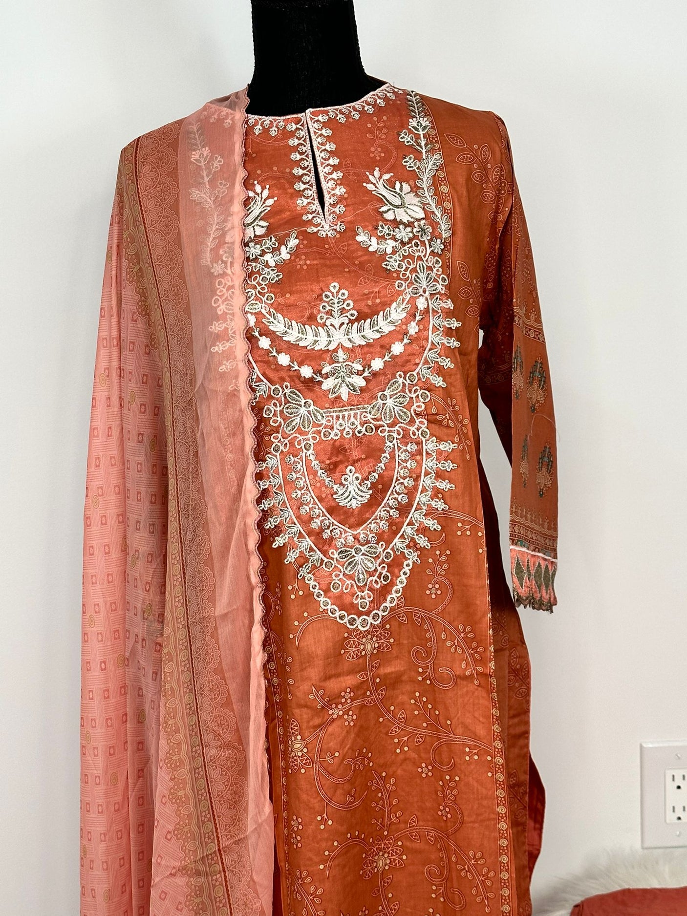 Pakistani Embroidered Lawn ready to ship