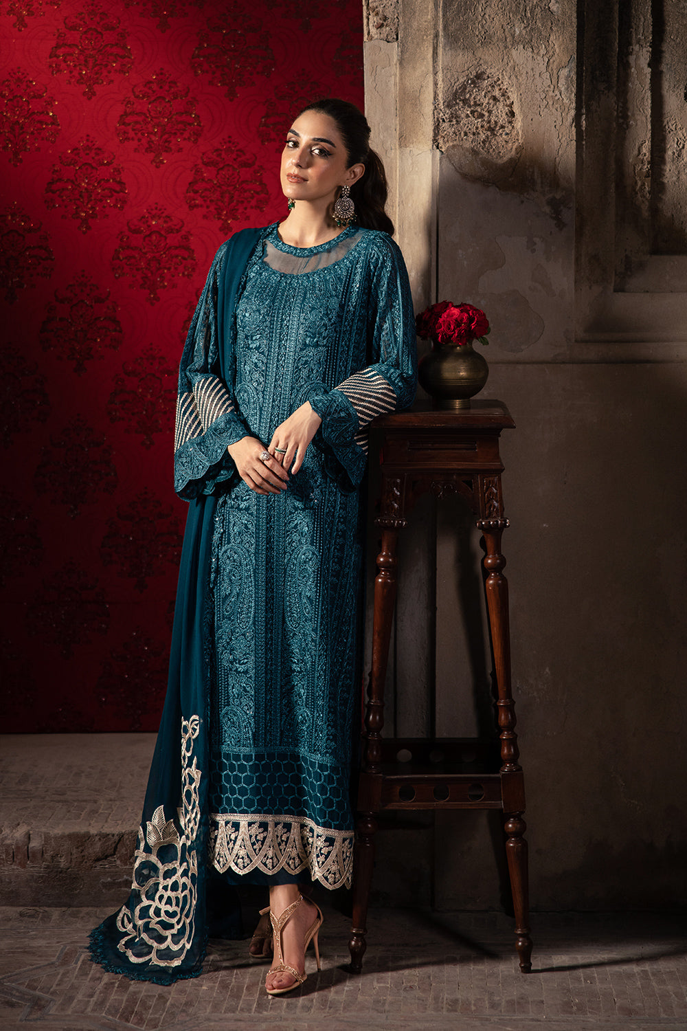 Azure Luxury Embroidered Collection