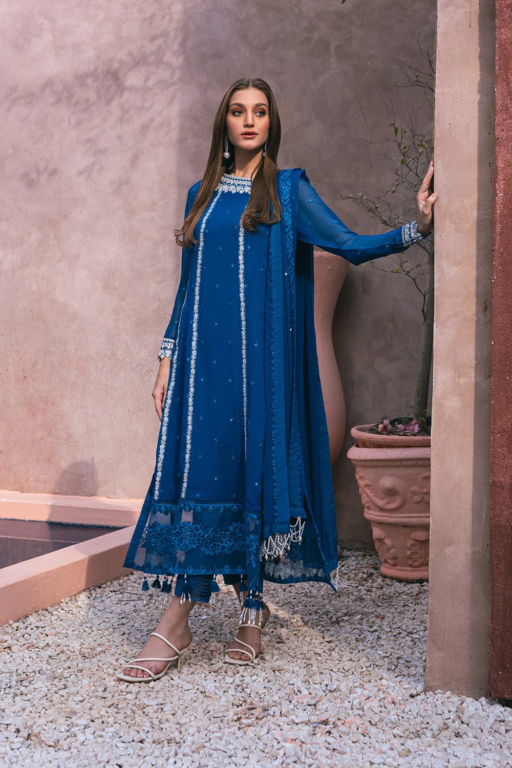 Azure Luxury Embroidered Collection