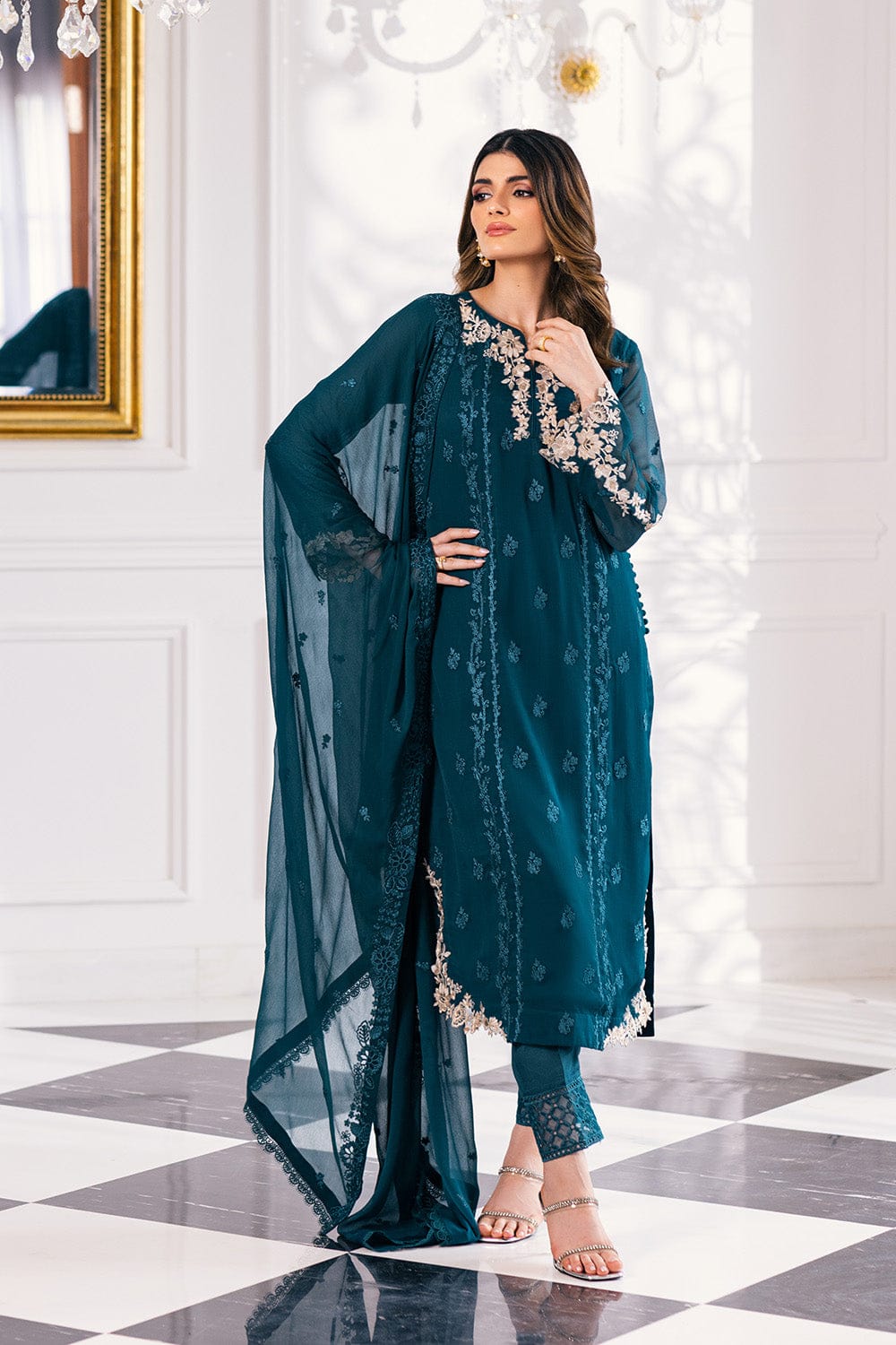 Azure Luxury Embroidered Collection