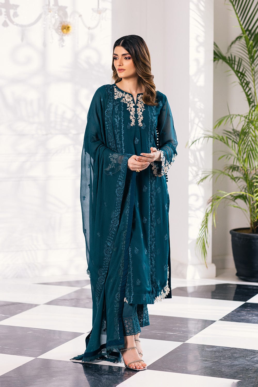 Azure Luxury Embroidered Collection