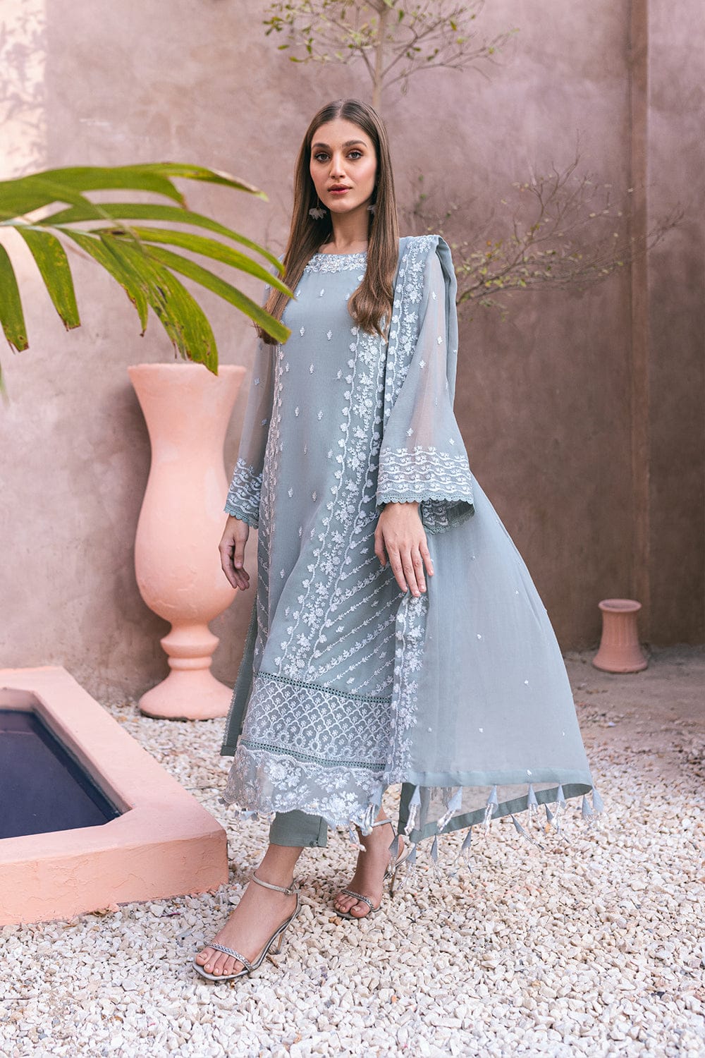 Azure Luxury Embroidered Collection