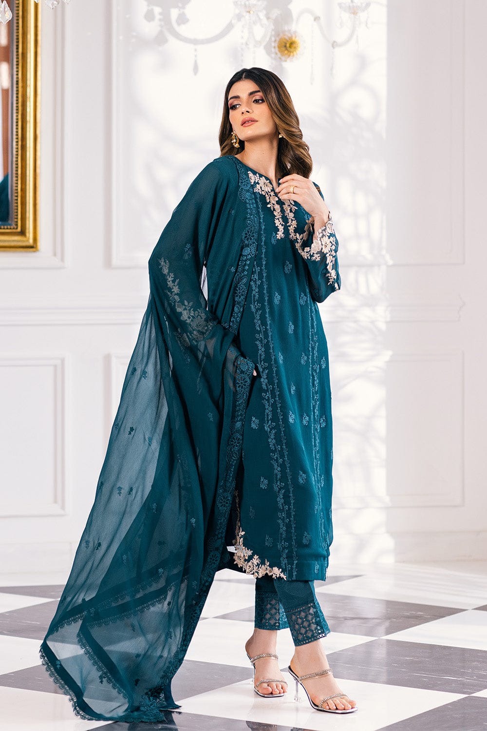 Azure Luxury Embroidered Collection