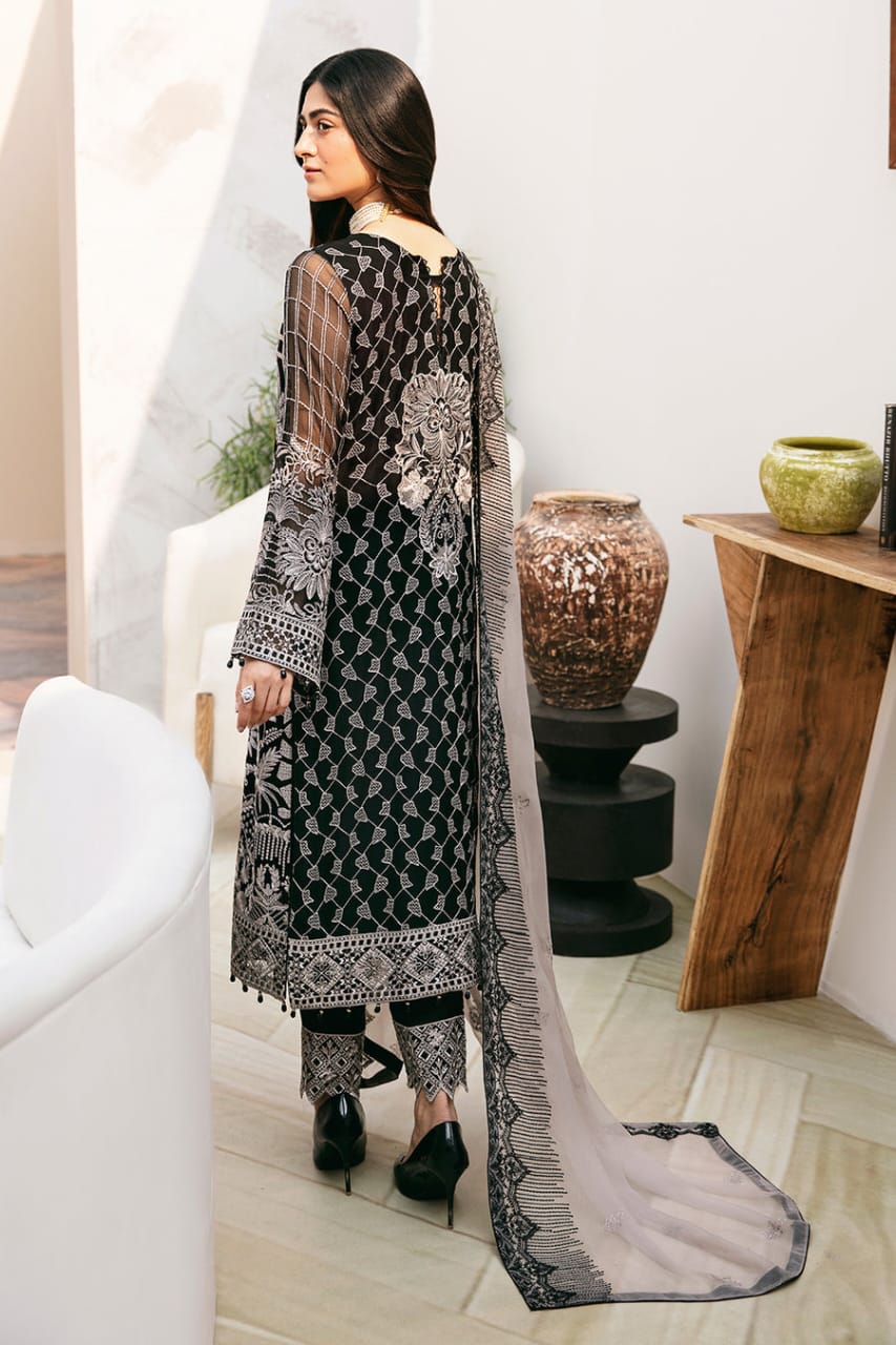 Chevron By Ramsha Chiffon Collection