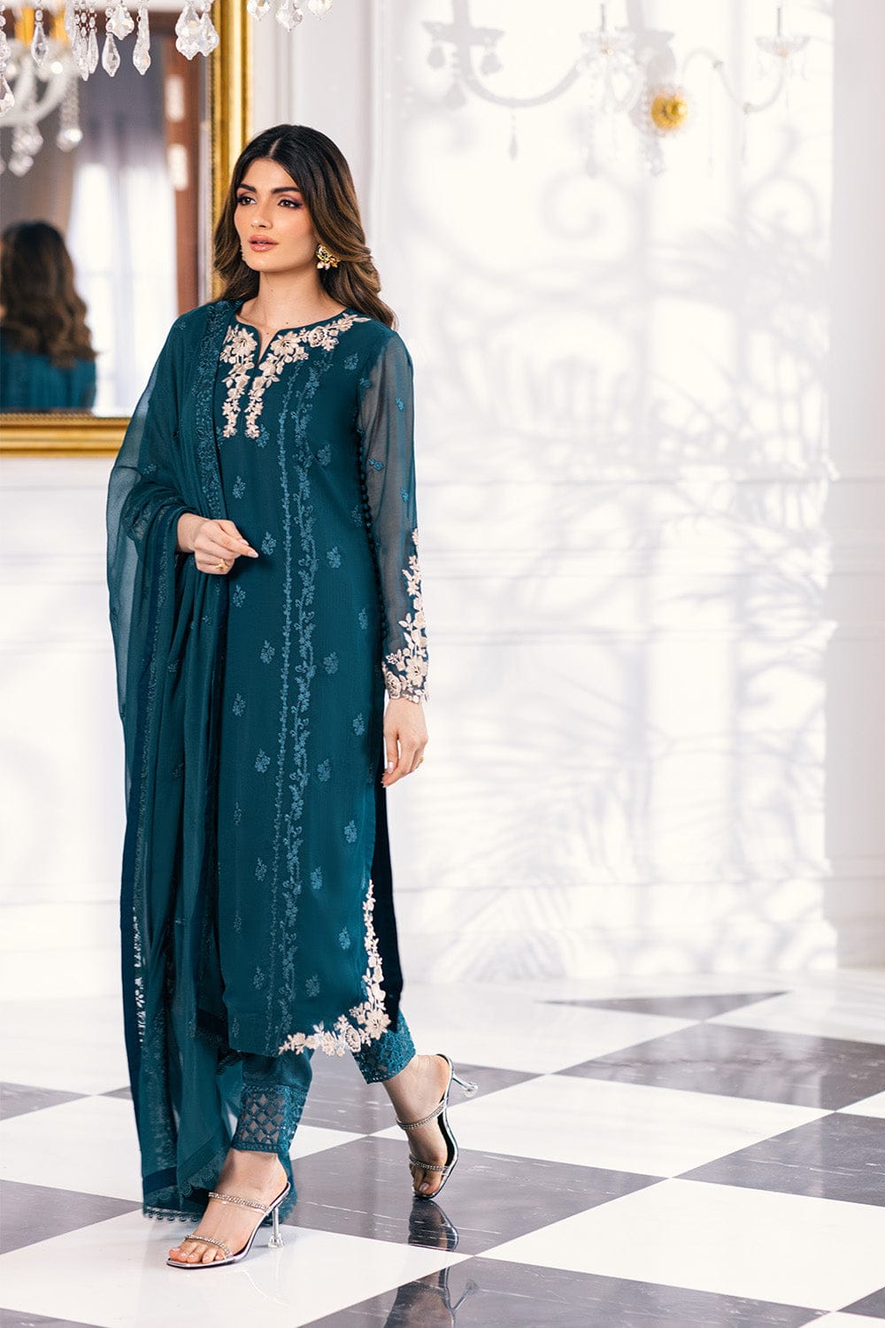 Azure Luxury Embroidered Collection