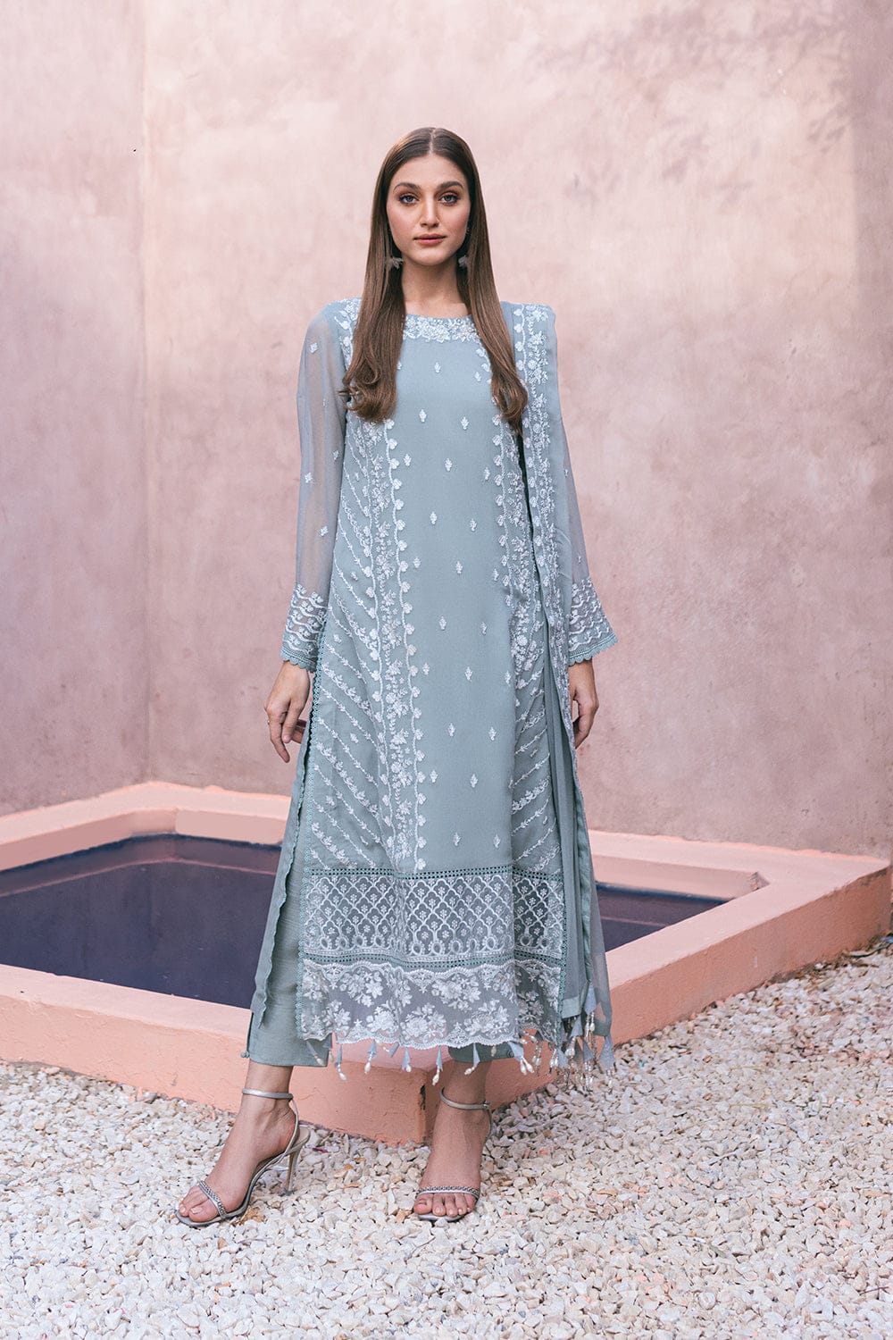 Azure Luxury Embroidered Collection