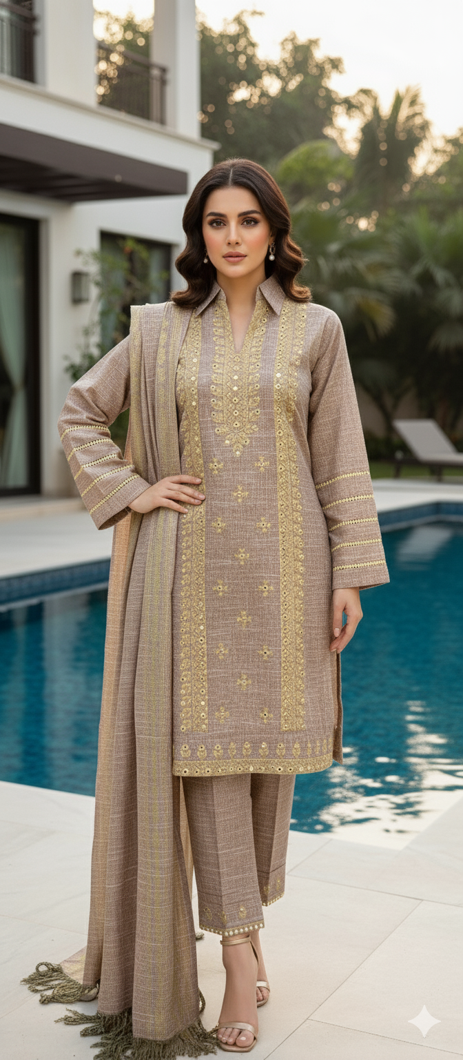 Luxury Embroidered Winter Collation