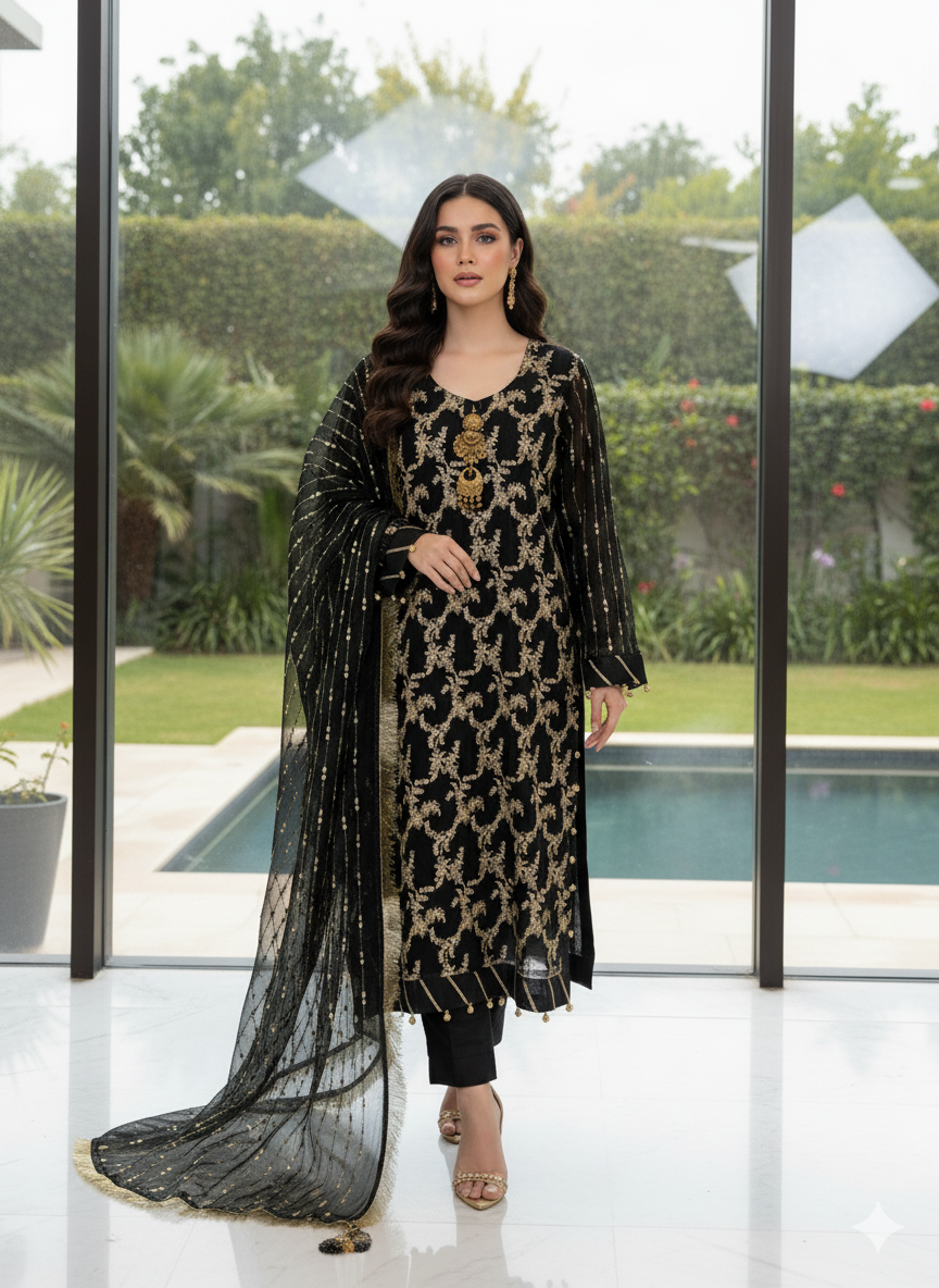Pakistani Pure Chiffon Boutique Collection