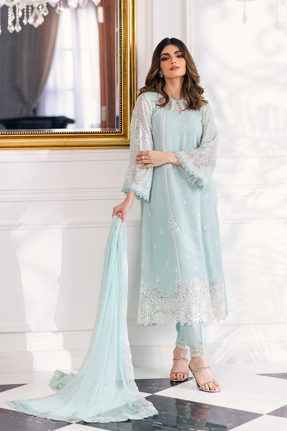 Azure Luxury Embroidered Collection
