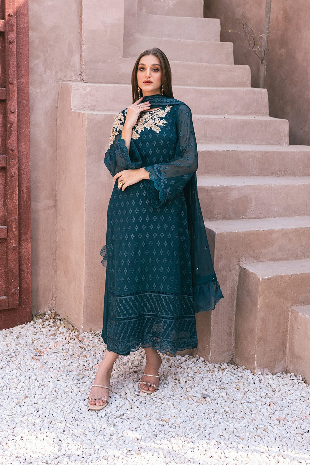 Azure Luxury Embroidered Collection