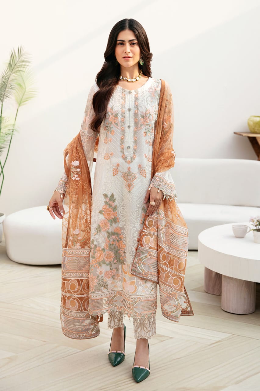 Chevron By Ramsha Chiffon Collection