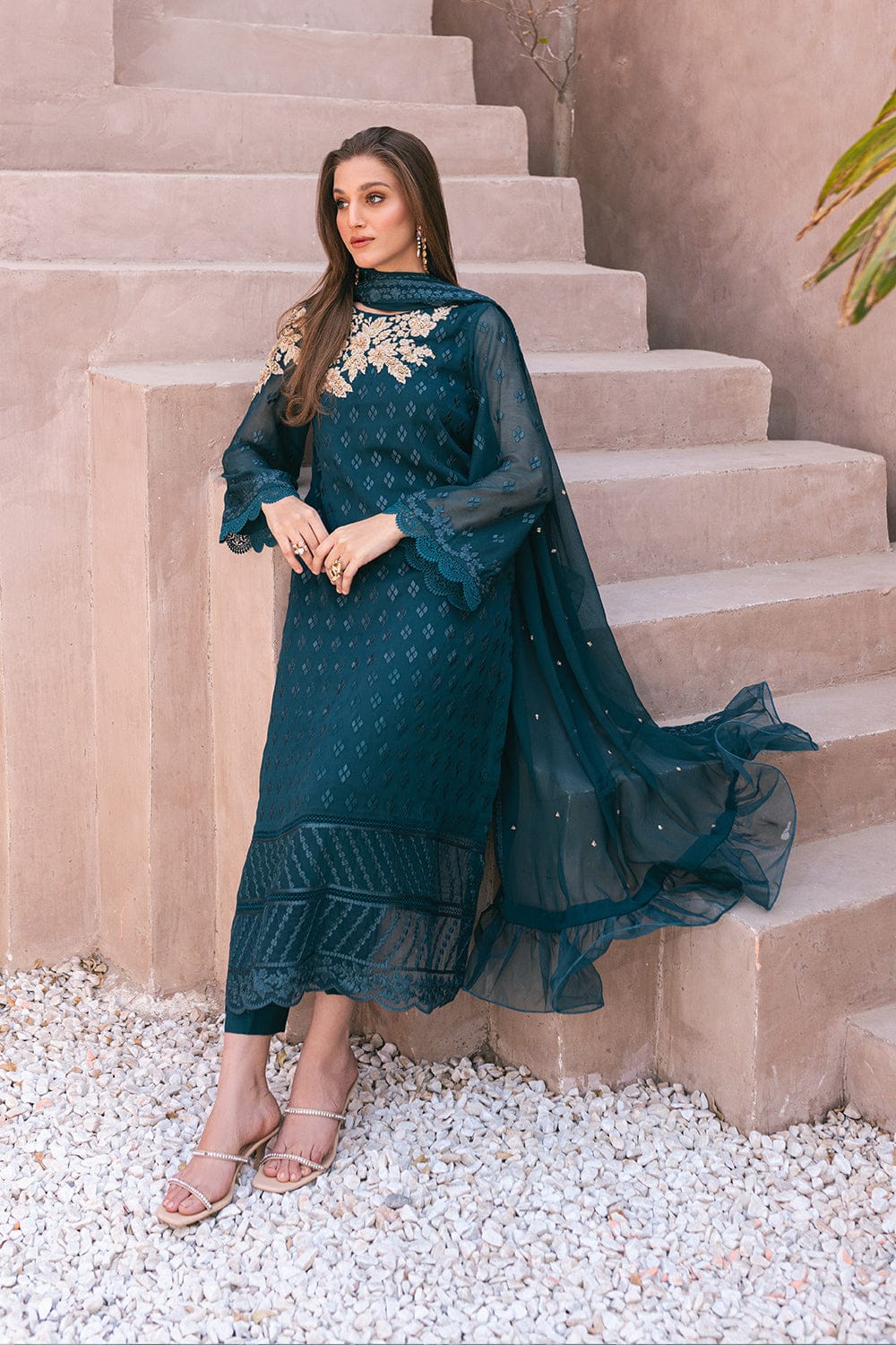 Azure Luxury Embroidered Collection