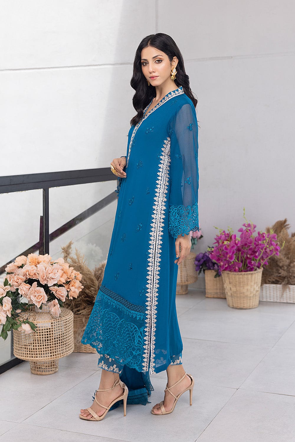 Azure Luxury Embroidered Collection