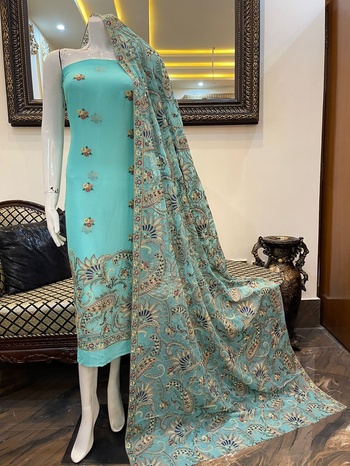 Pakistani Embroidered Party wear Ready To Ship