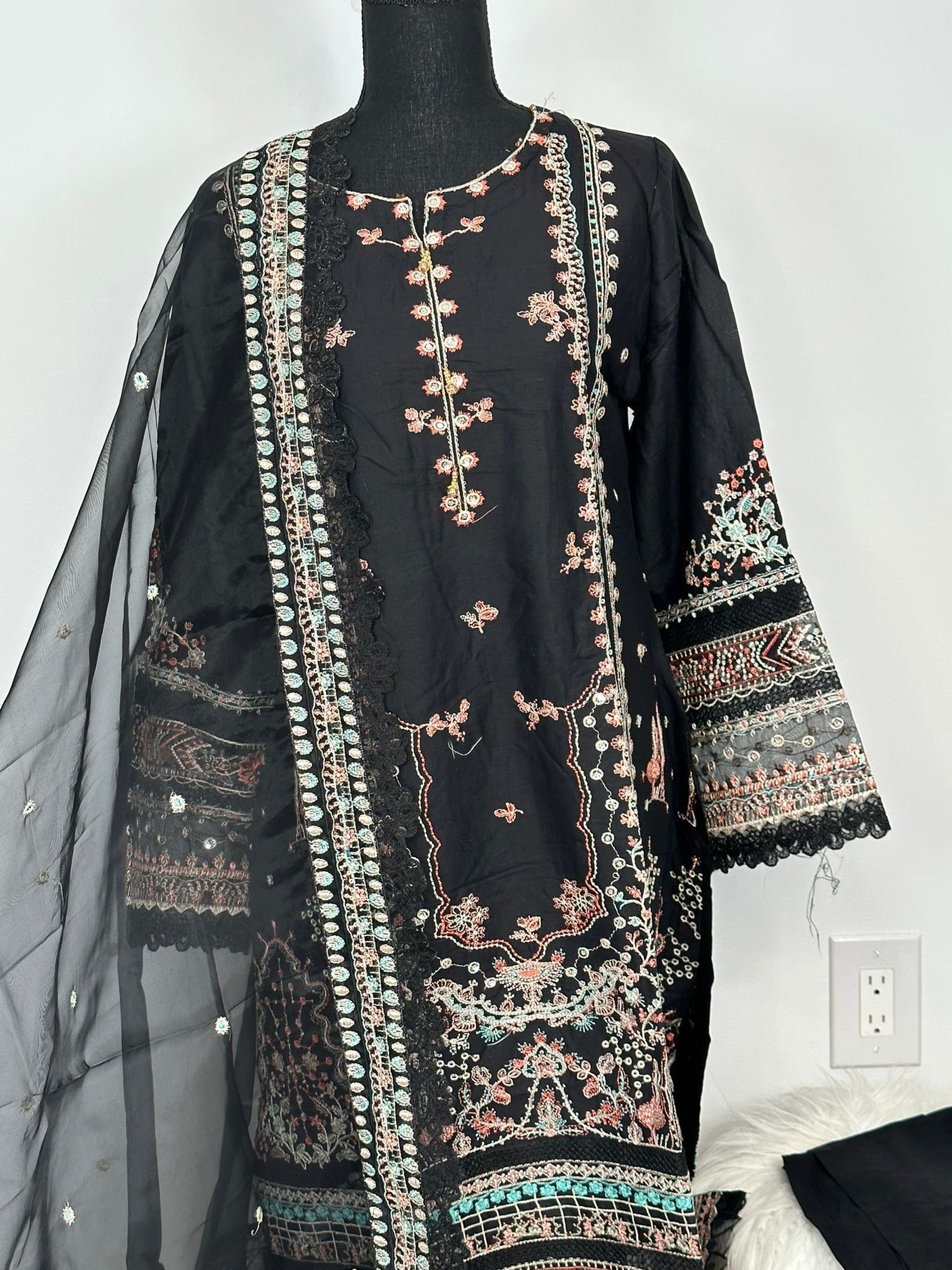 Pakistani Embroidered Luxury Lawn ready to ship