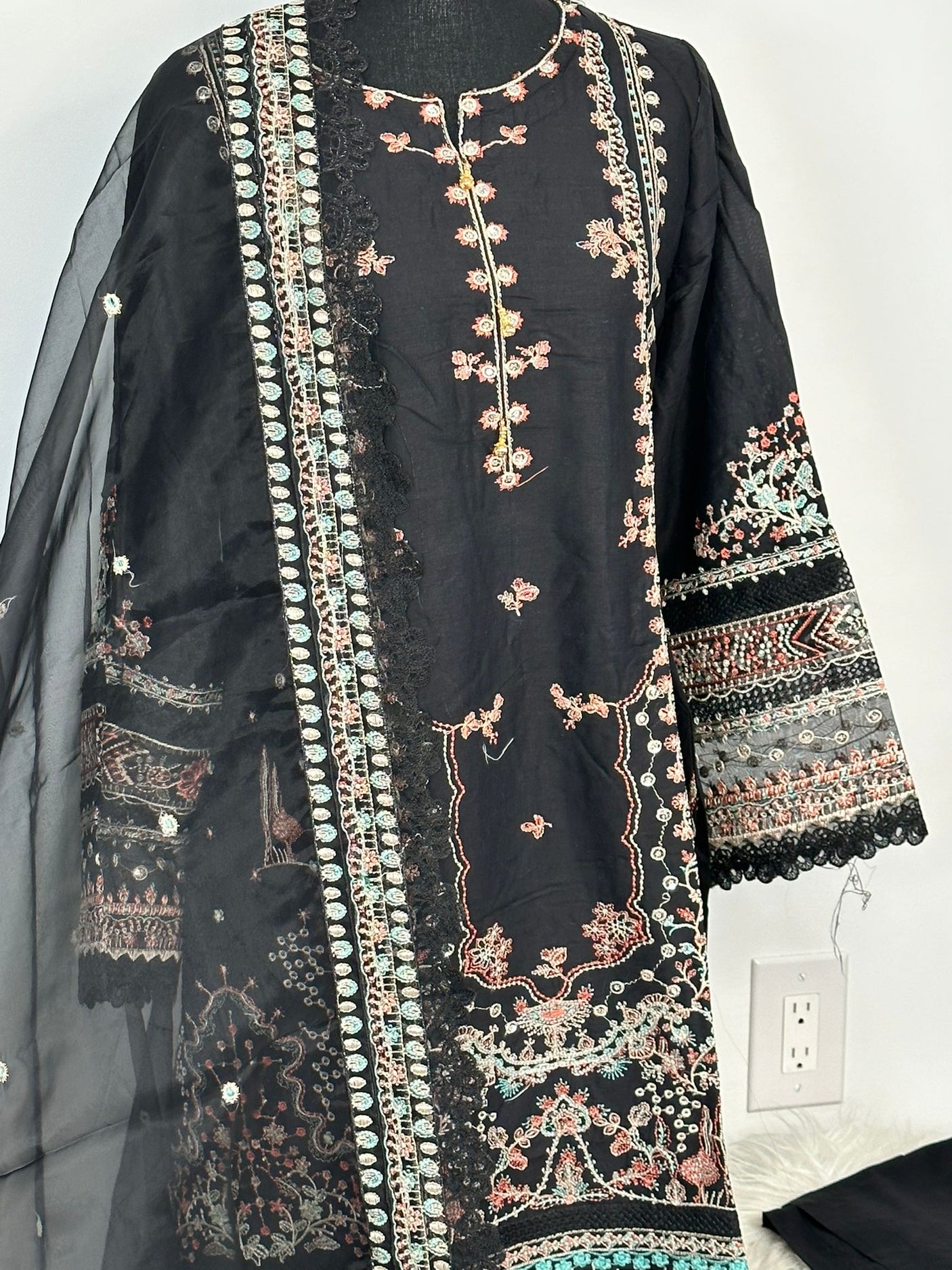 Pakistani Embroidered Luxury Lawn ready to ship